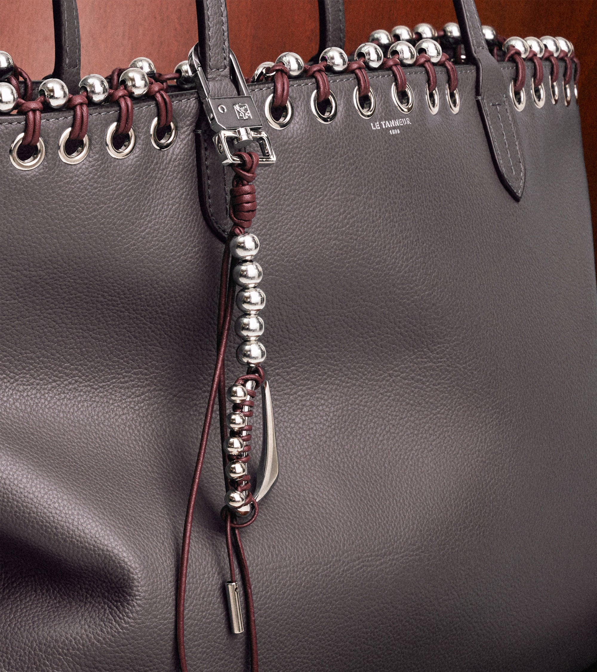 Shopper aus genarbtem Leder Kitesy Martin Studio