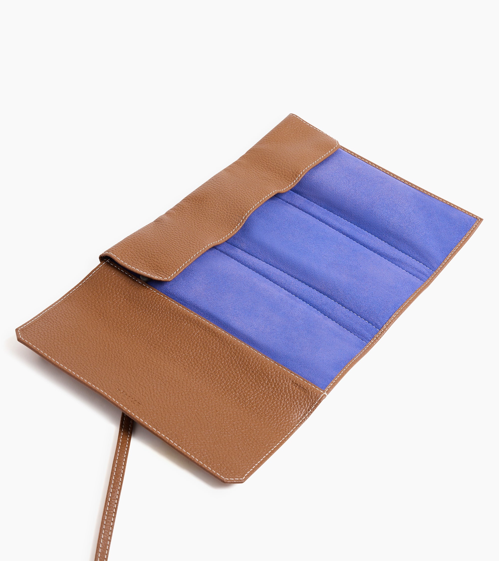 Reiseetui für 3 Uhren aus genarbtem Leder