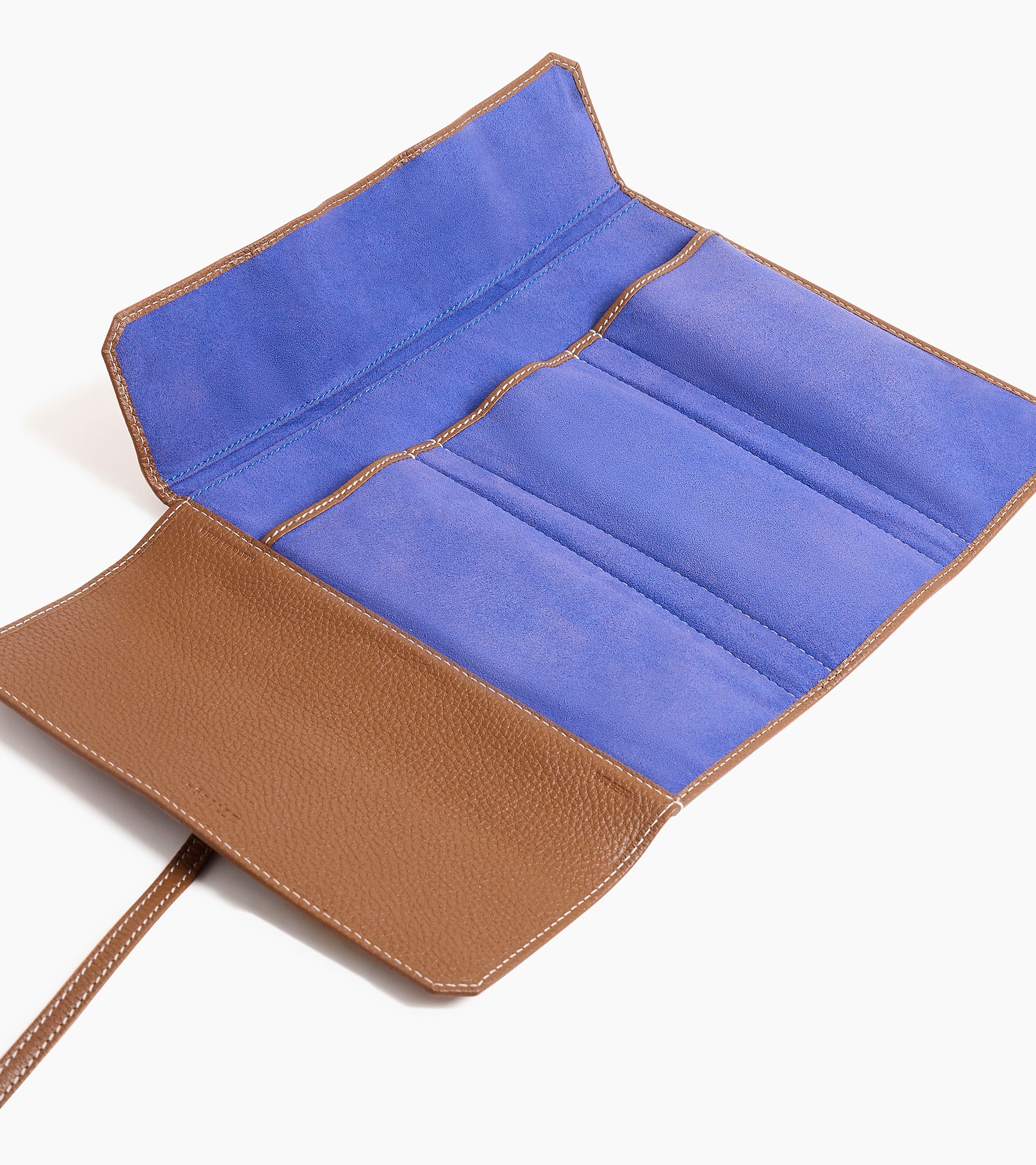 Reiseetui für 3 Uhren aus genarbtem Leder