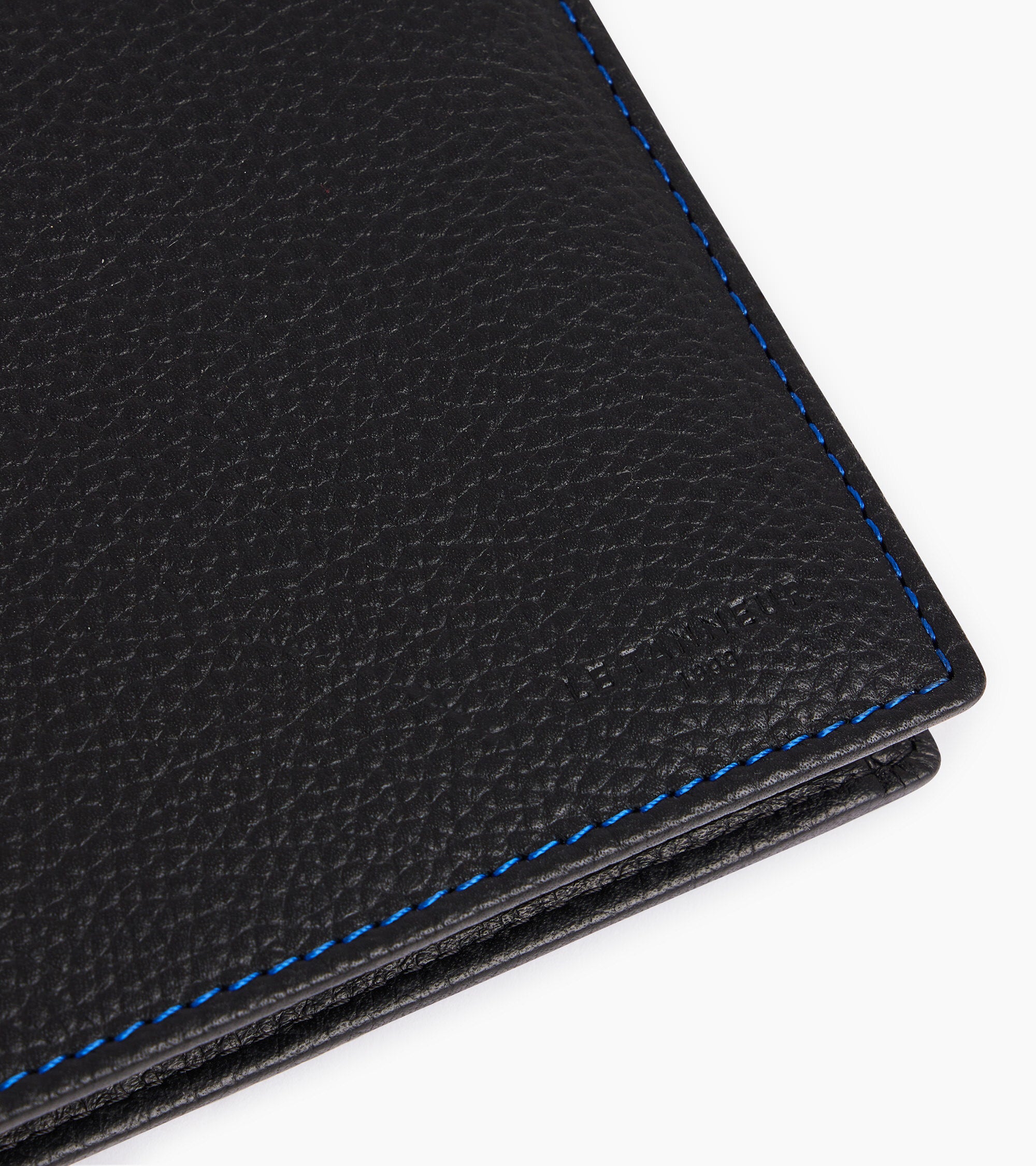 2-teilige Klappgeldbörse Charles aus genarbtem Leder