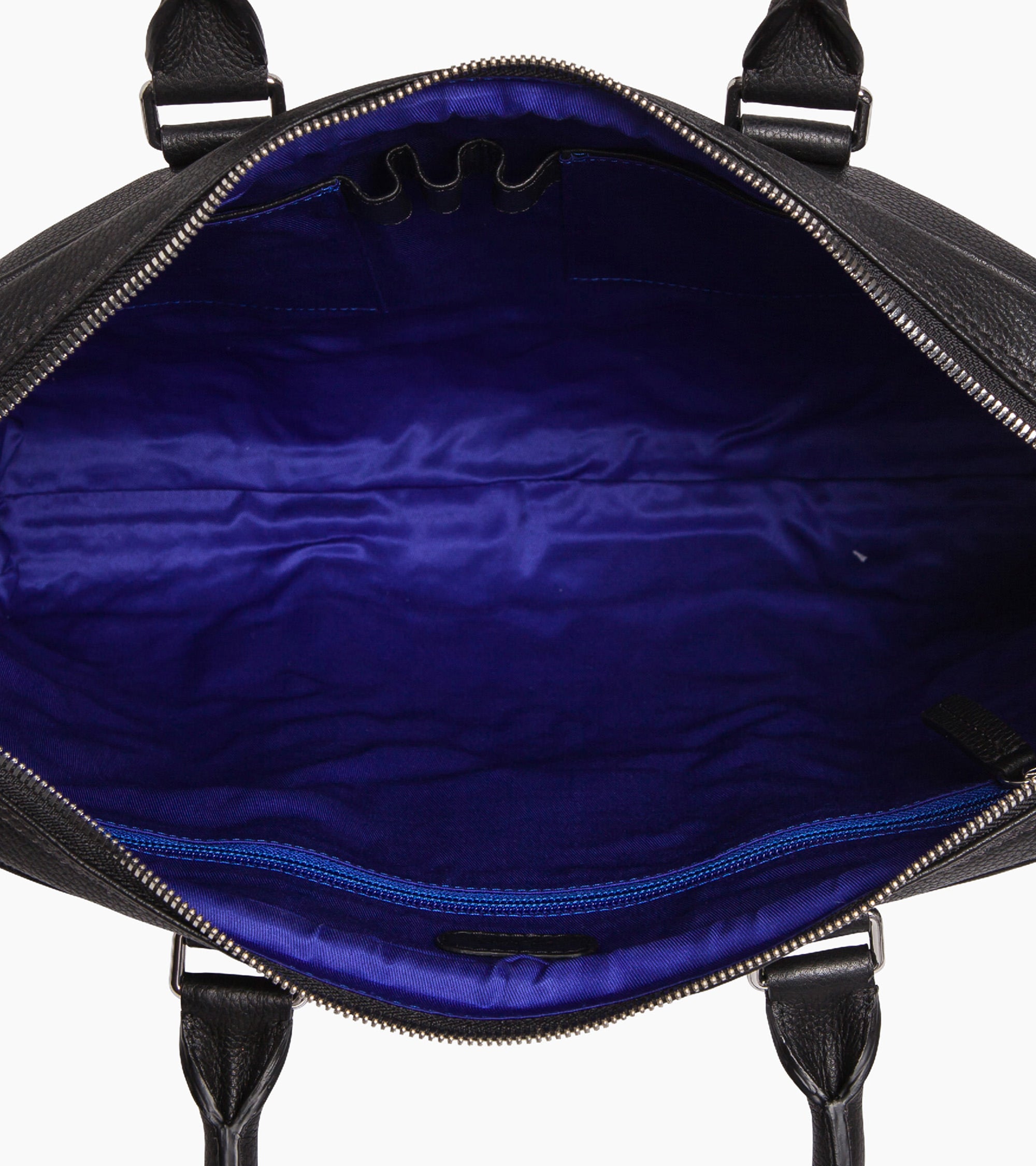 15" Charles Aktentasche aus genarbtem Leder kleines Modell