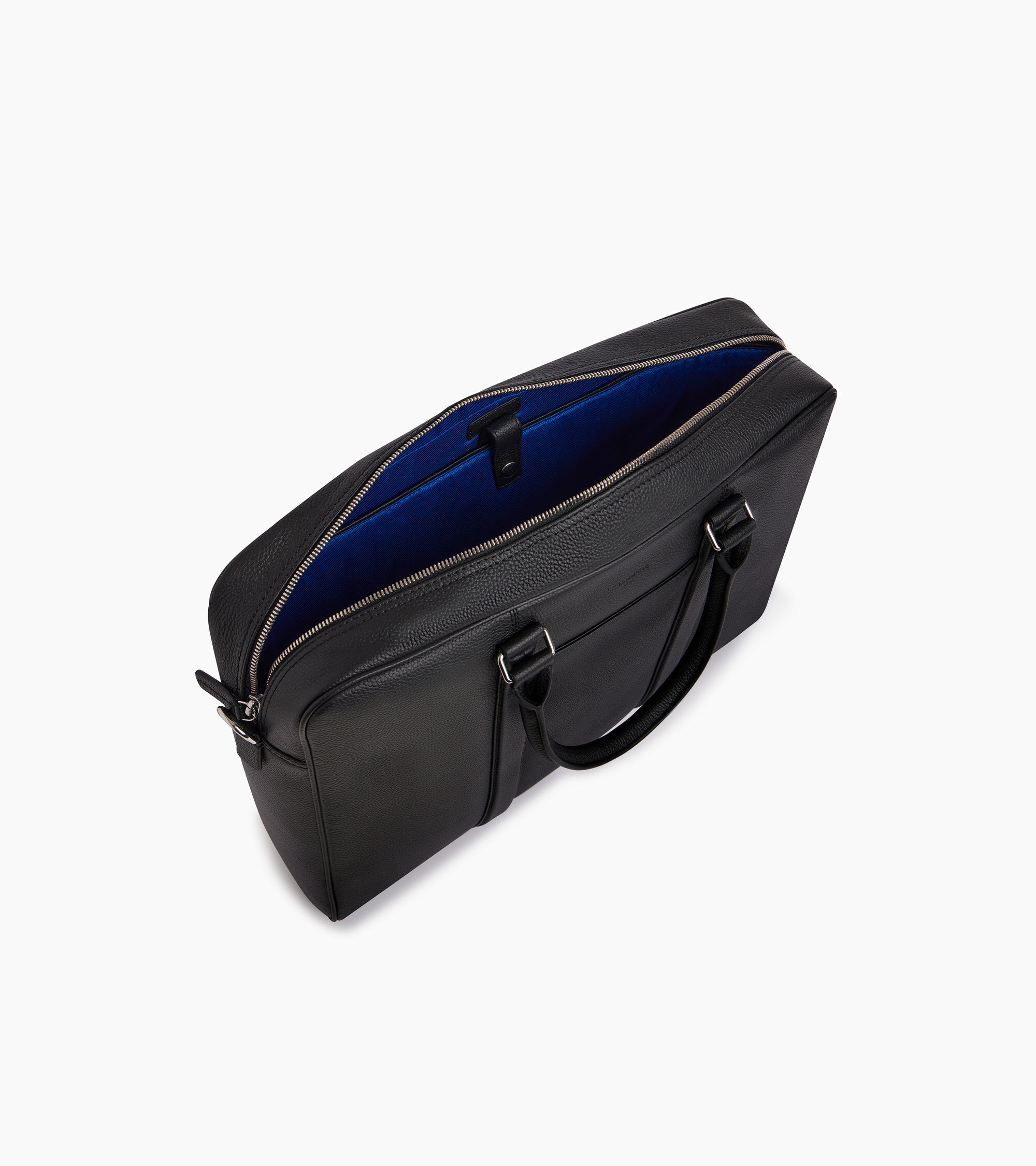 15" Charles Aktentasche aus genarbtem Leder großes Modell