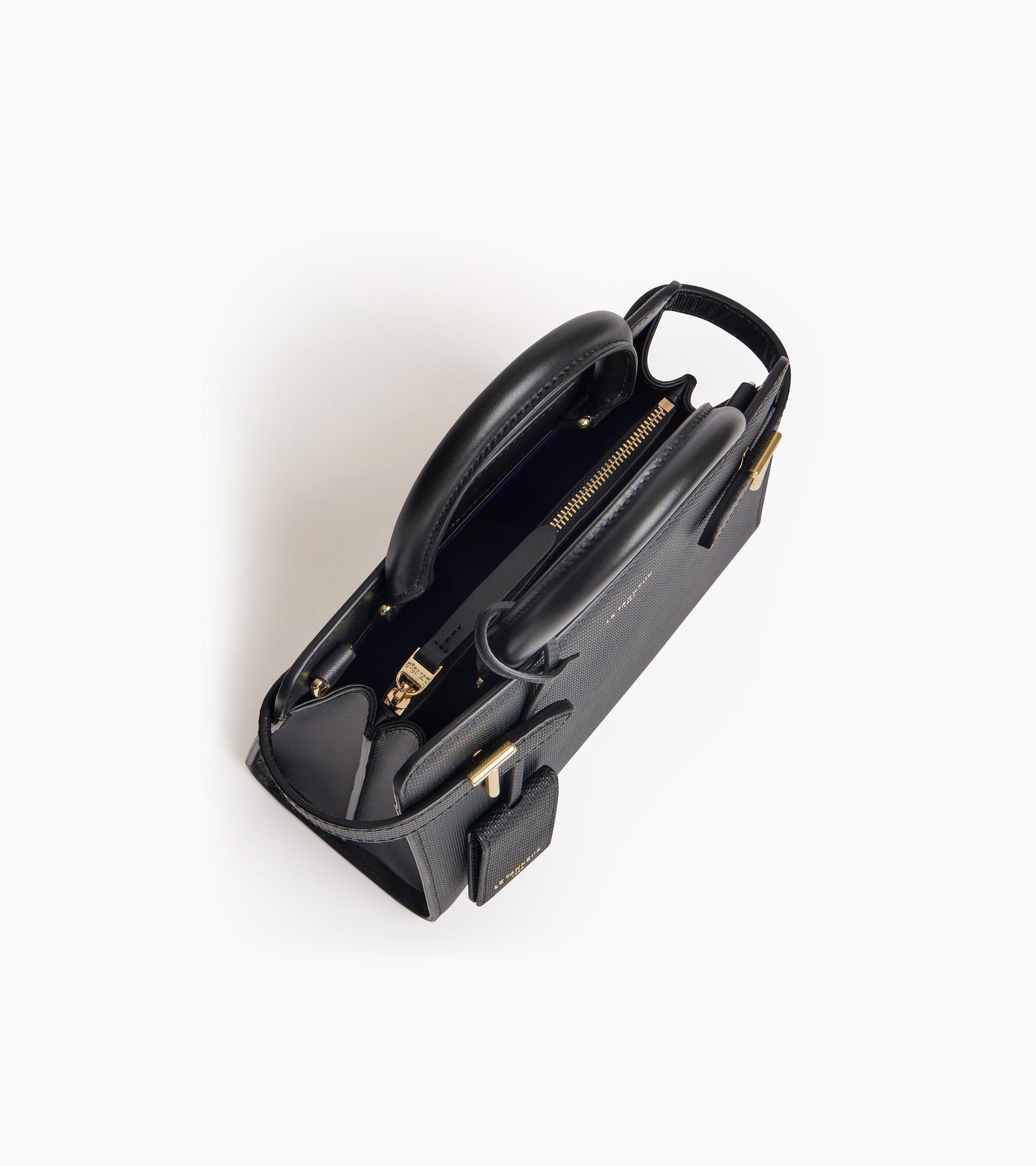 Kleine Handtasche Emilie aus T-Signaturleder mit Trageriemen