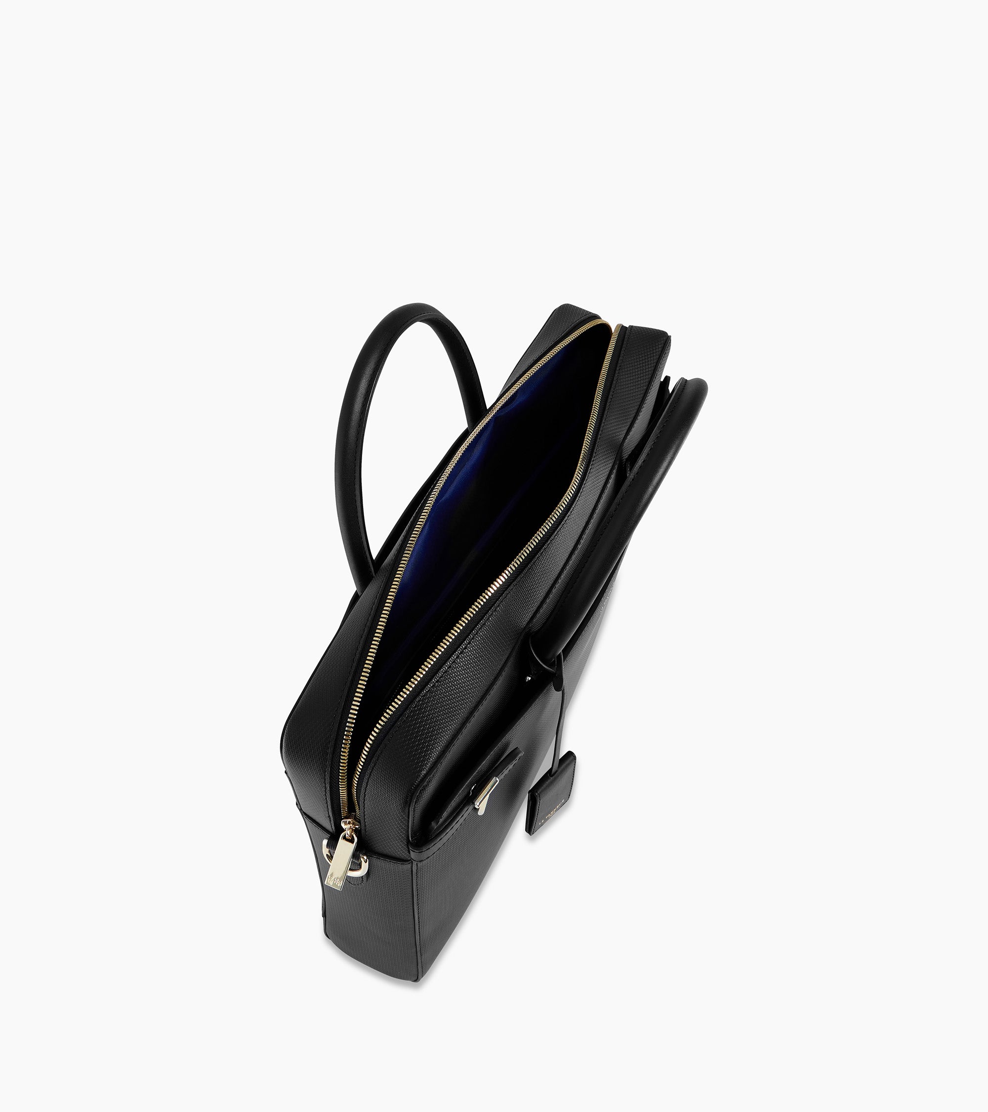 Aktentasche Emilie 15 Zoll aus monogrammiertem Leder