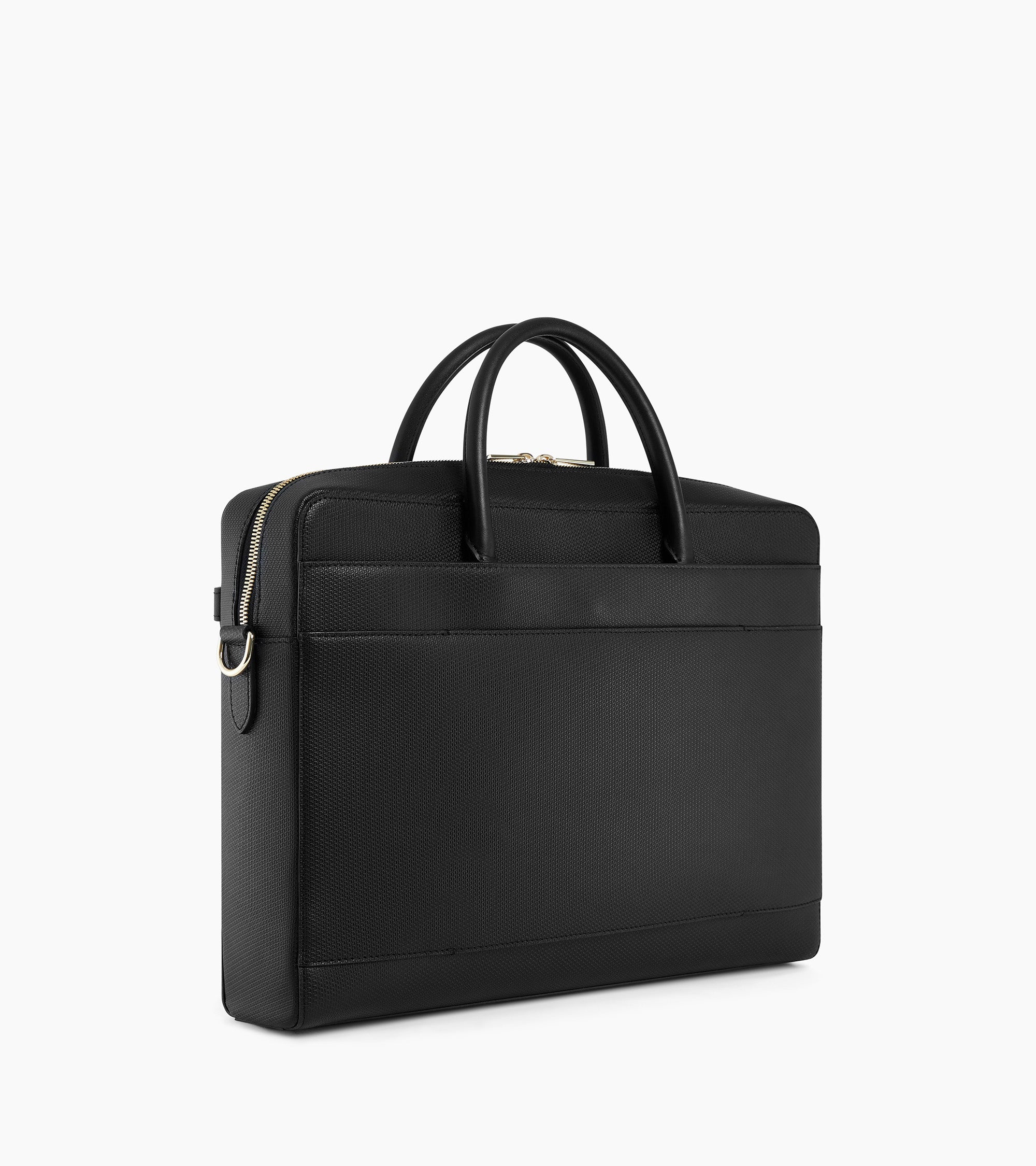 Aktentasche Emilie 15 Zoll aus monogrammiertem Leder