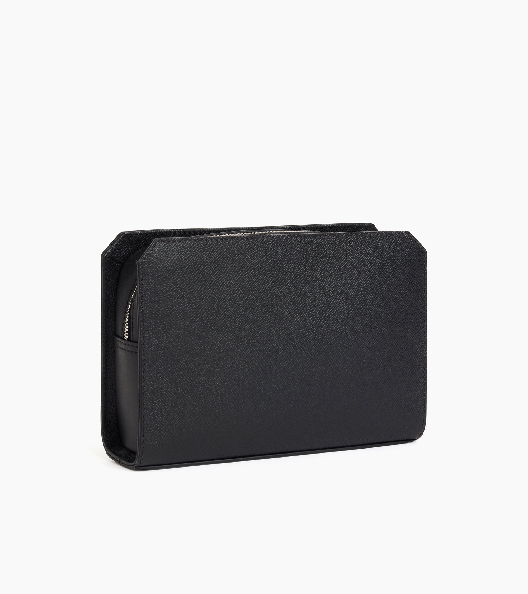 Kleine Tasche Gaston aus genarbtem Kreuzleder mit Handschlaufe