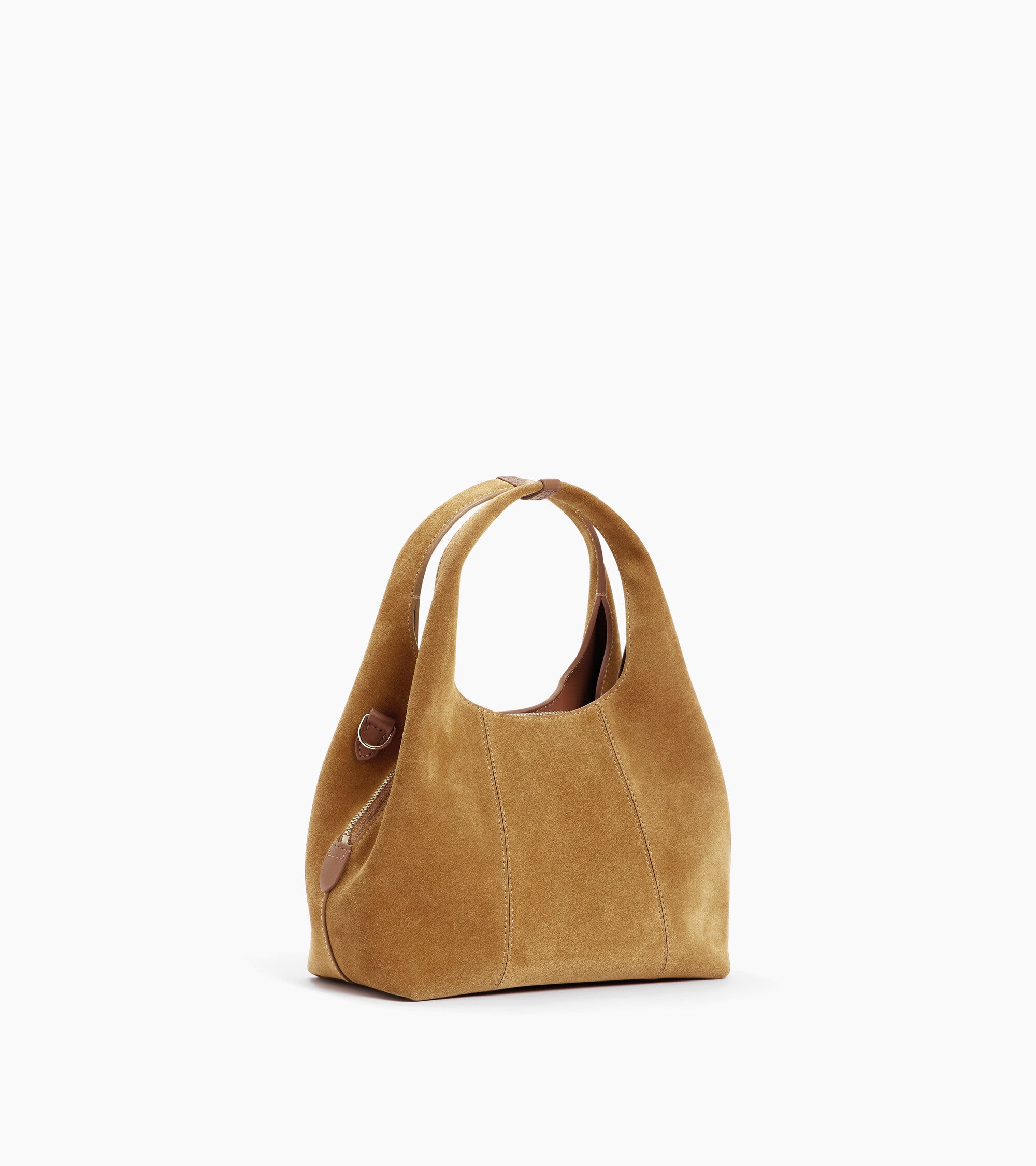 Kleine Handtasche Juliette aus Velours-Spaltleder