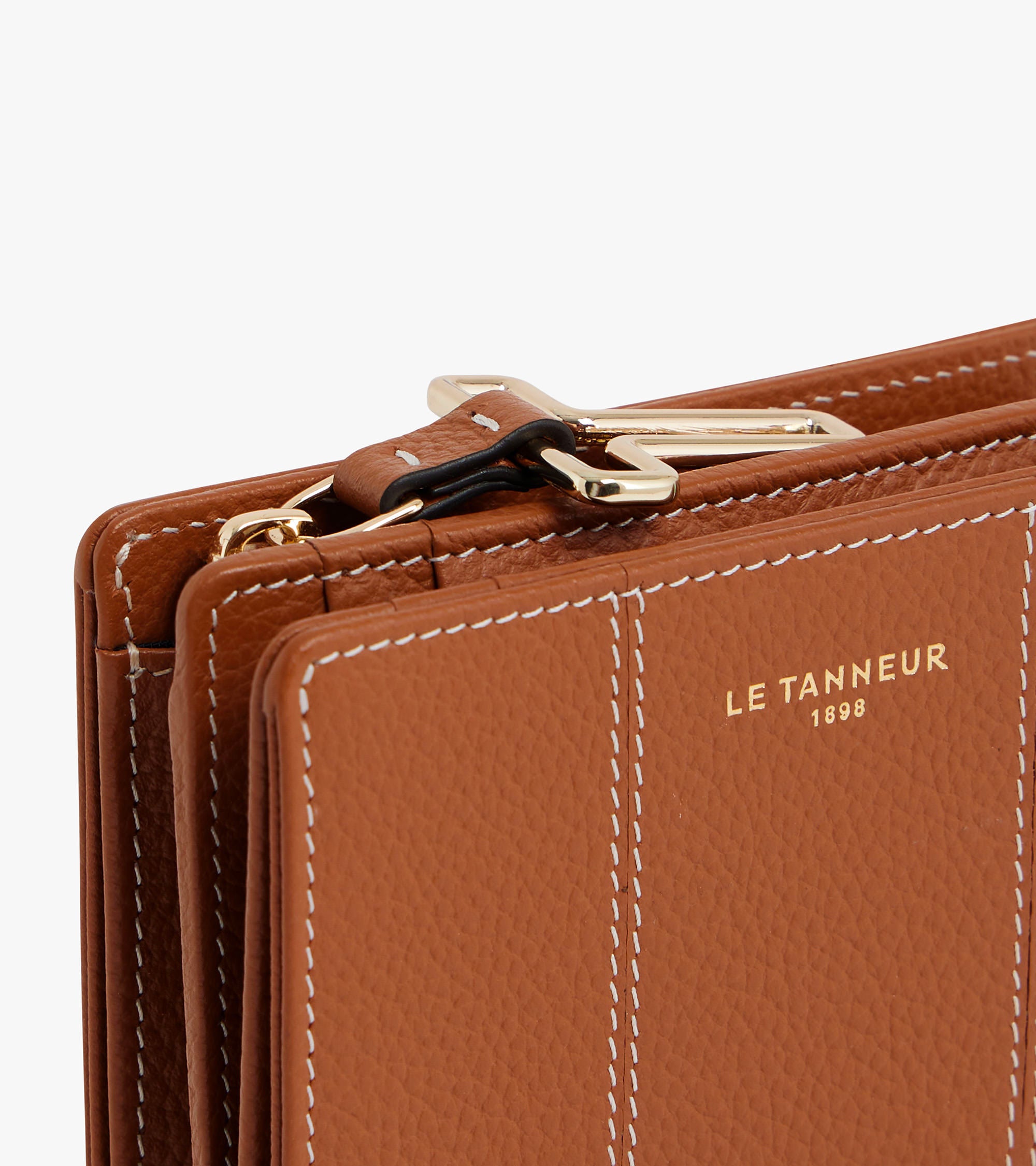 Kleine Geldbörse Juliette aus genarbtem Leder