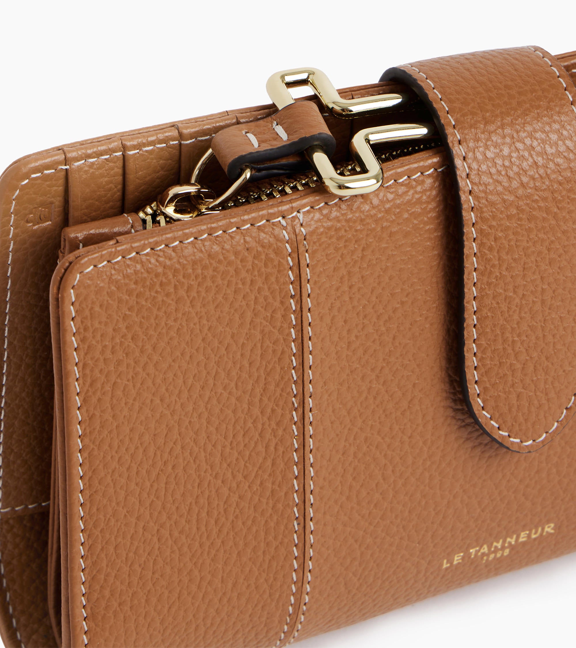 Juliette Münzgeldbörse aus genarbtem Leder