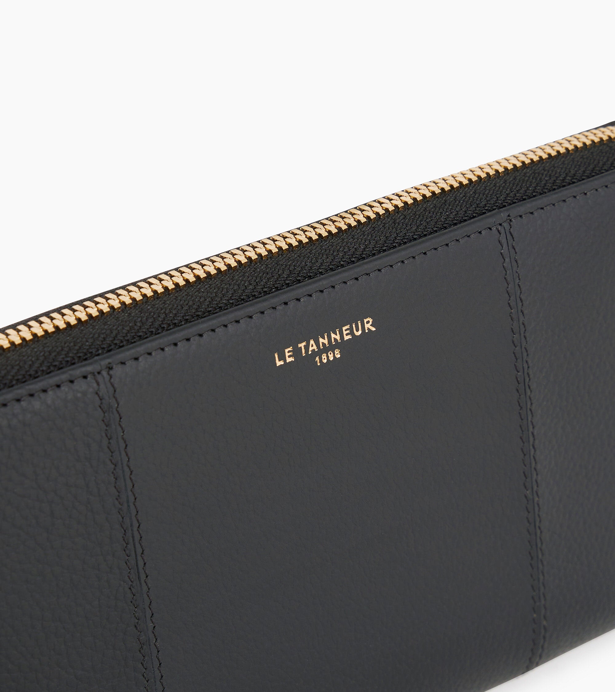 Geldbörse Juliette aus genarbtem Leder mit Reißverschluss