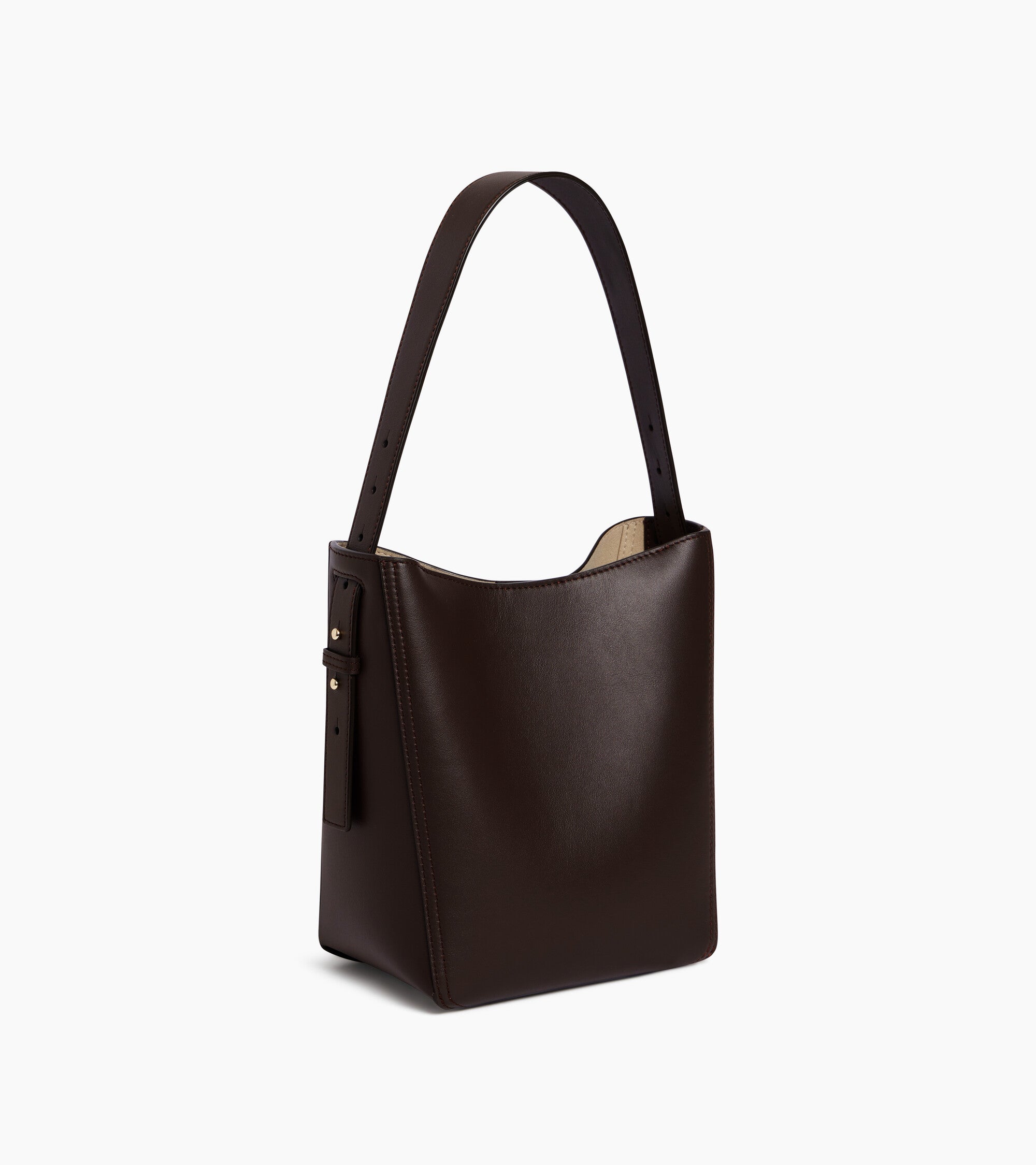 Bolso hobo pequeño modelo Céleste de piel lisa