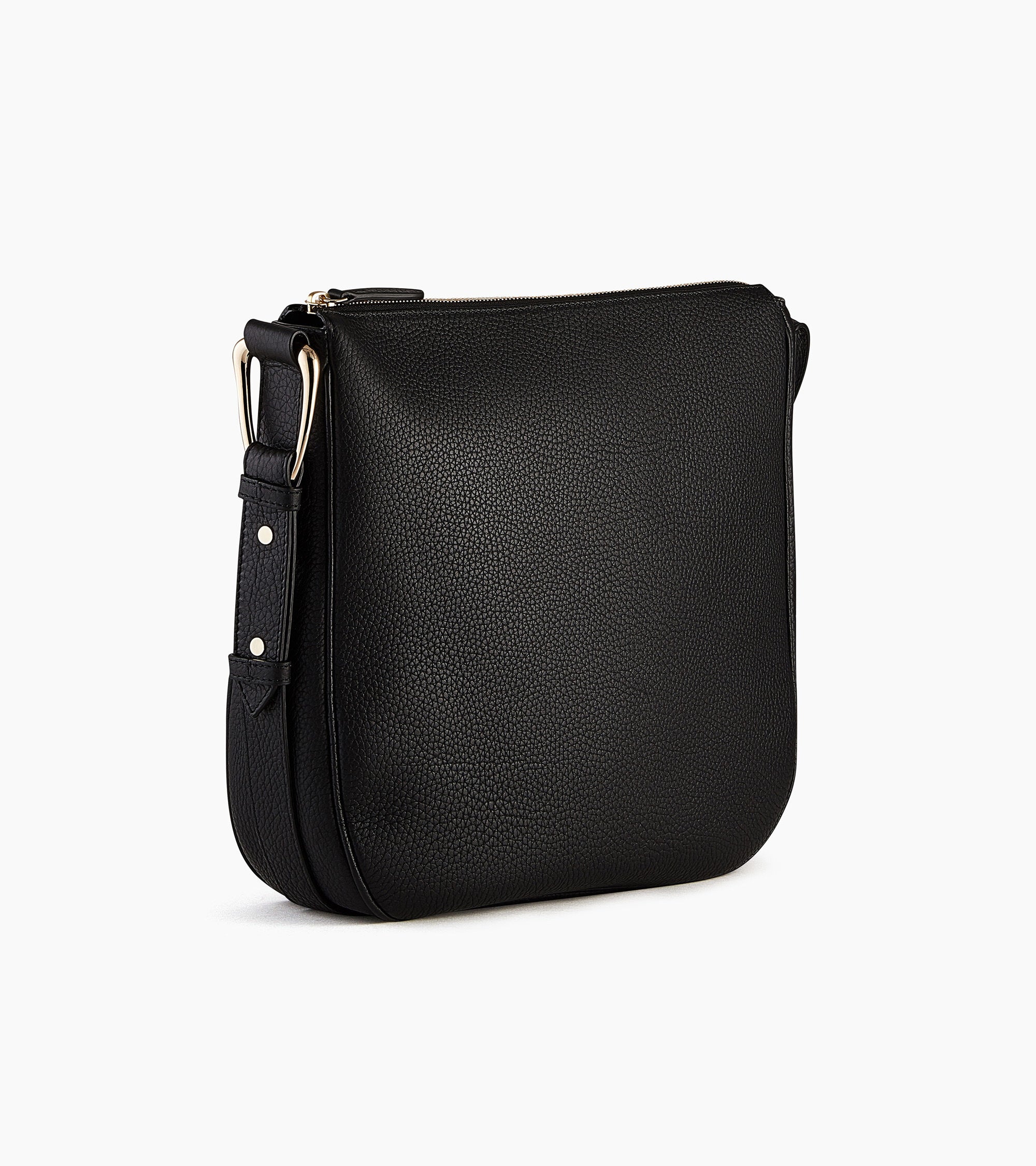 Mittelgroße Hobo-Tasche Madeleine aus genarbtem Kalbsleder