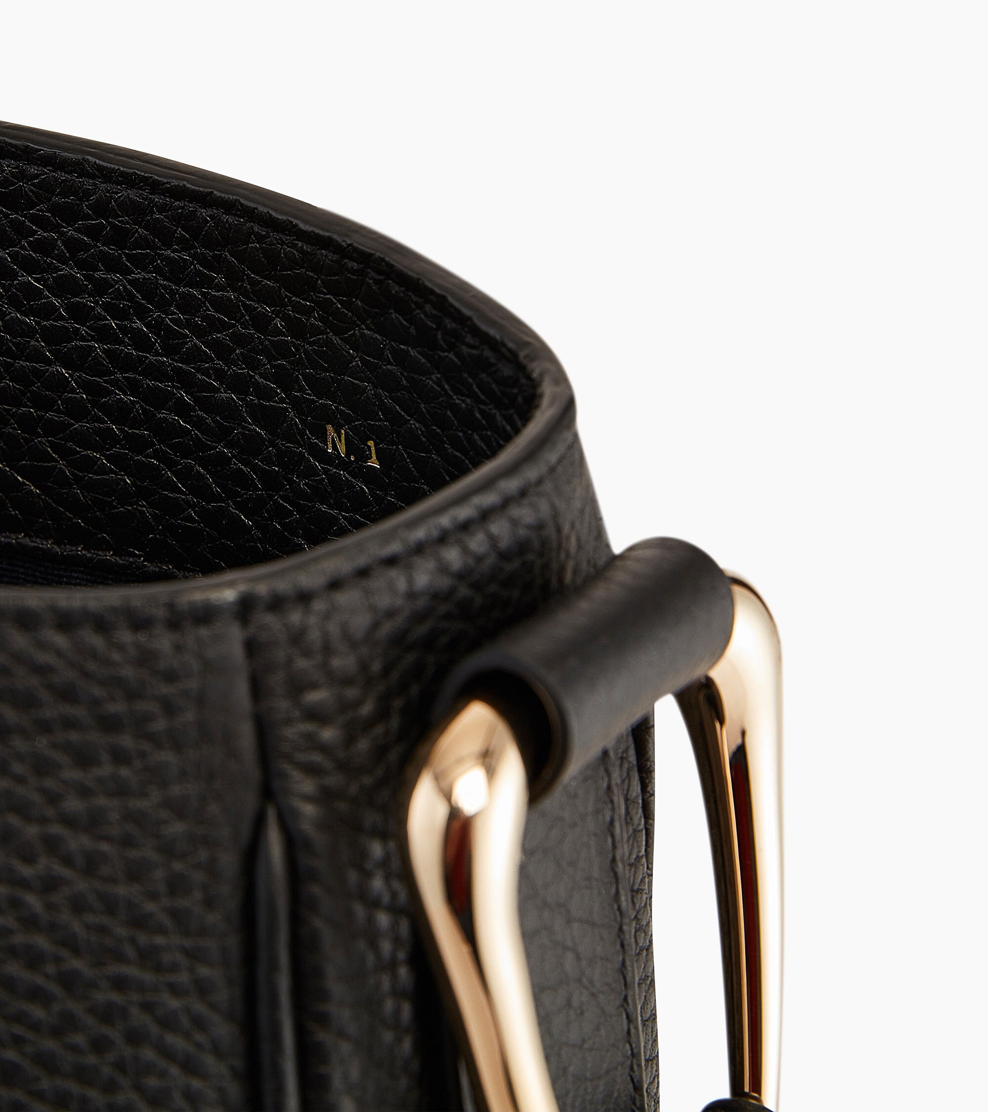 Große Hobo-Tasche Madeleine aus genarbtem Kalbsleder