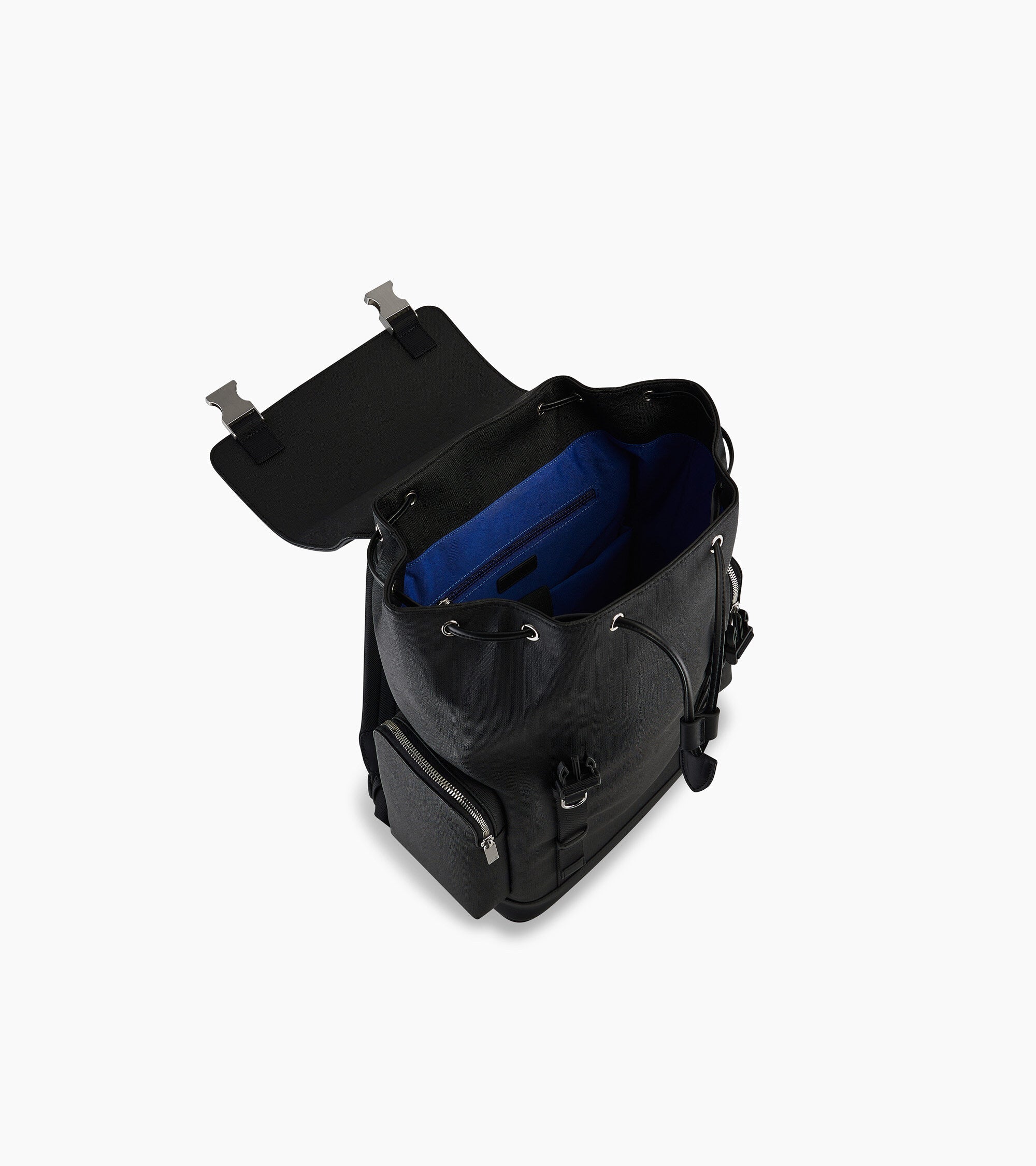 Rucksack Maurice aus beschichtetem Canvas mit Klappe