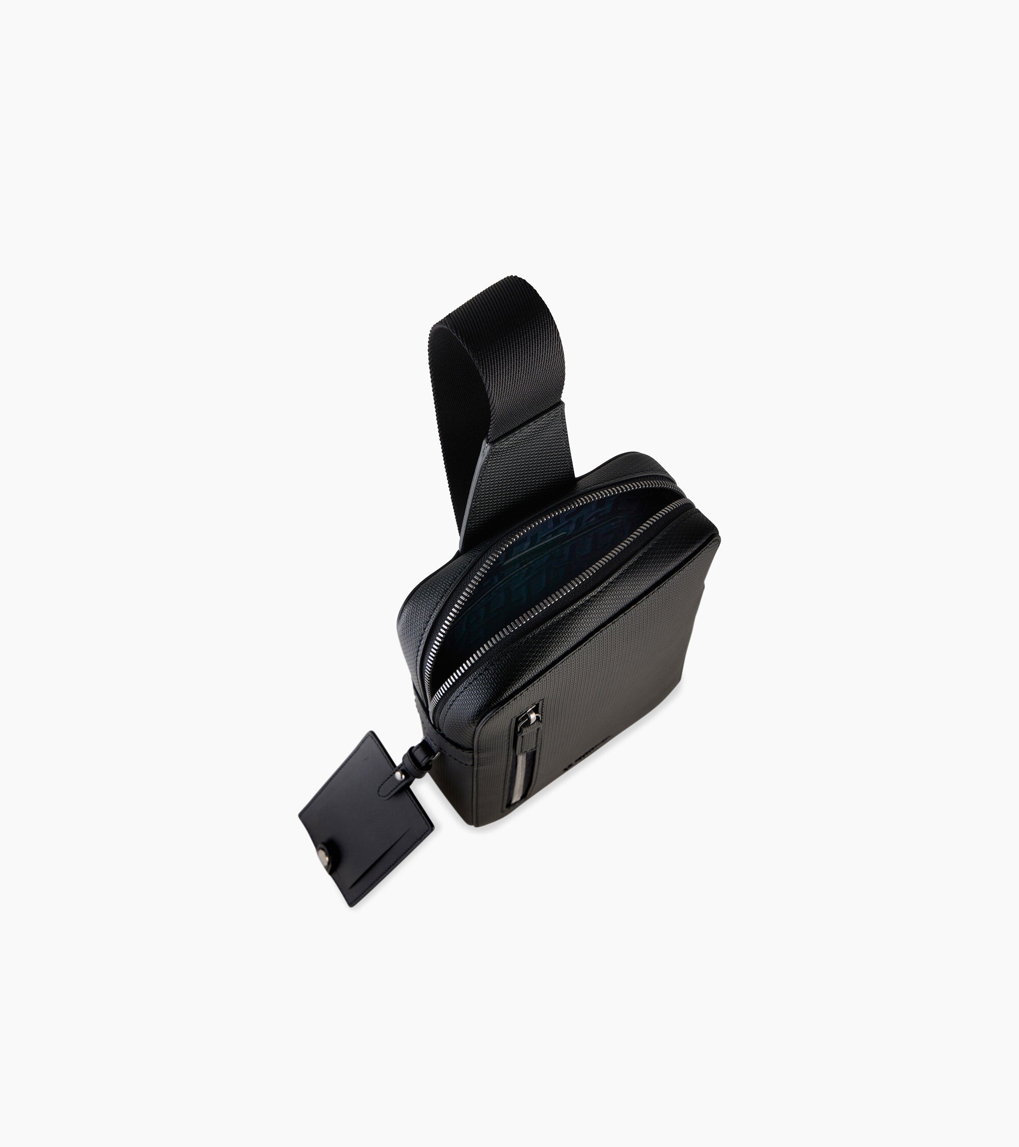 Slingtasche Emile aus monogrammiertem Leder