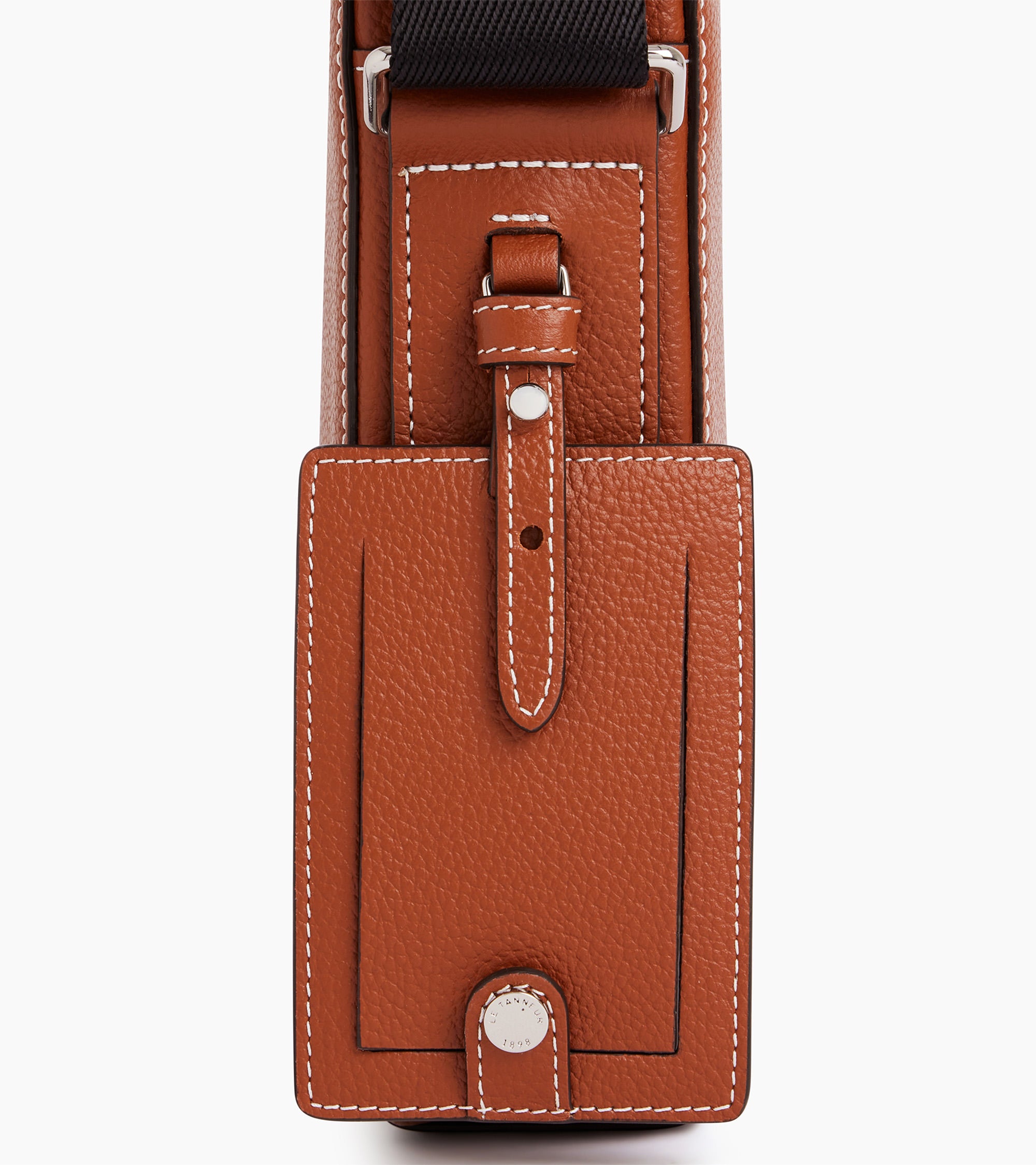 Kleine Tasche Emile aus genarbtem Leder