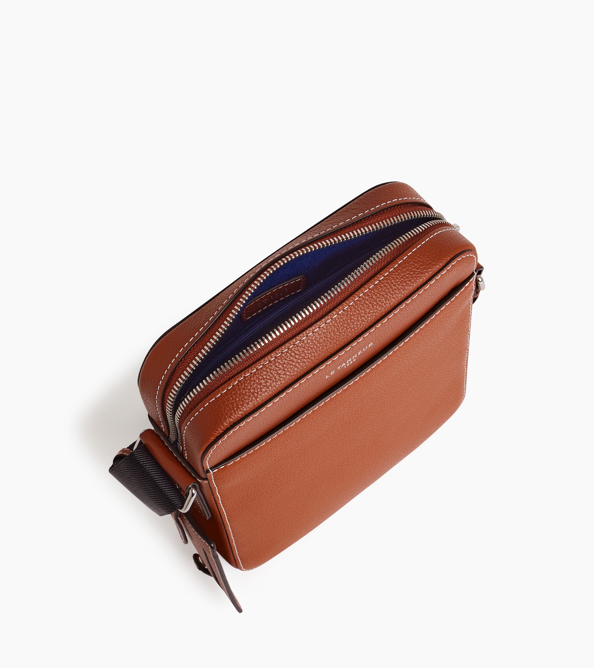 Kleine Tasche Emile aus genarbtem Leder