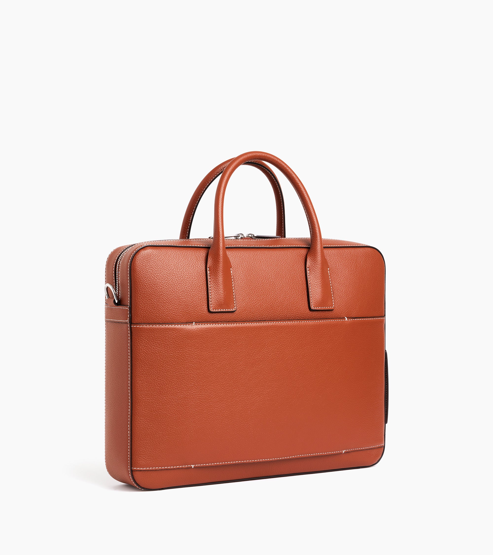 Aktentasche Emile 14 Zoll aus genarbtem Leder