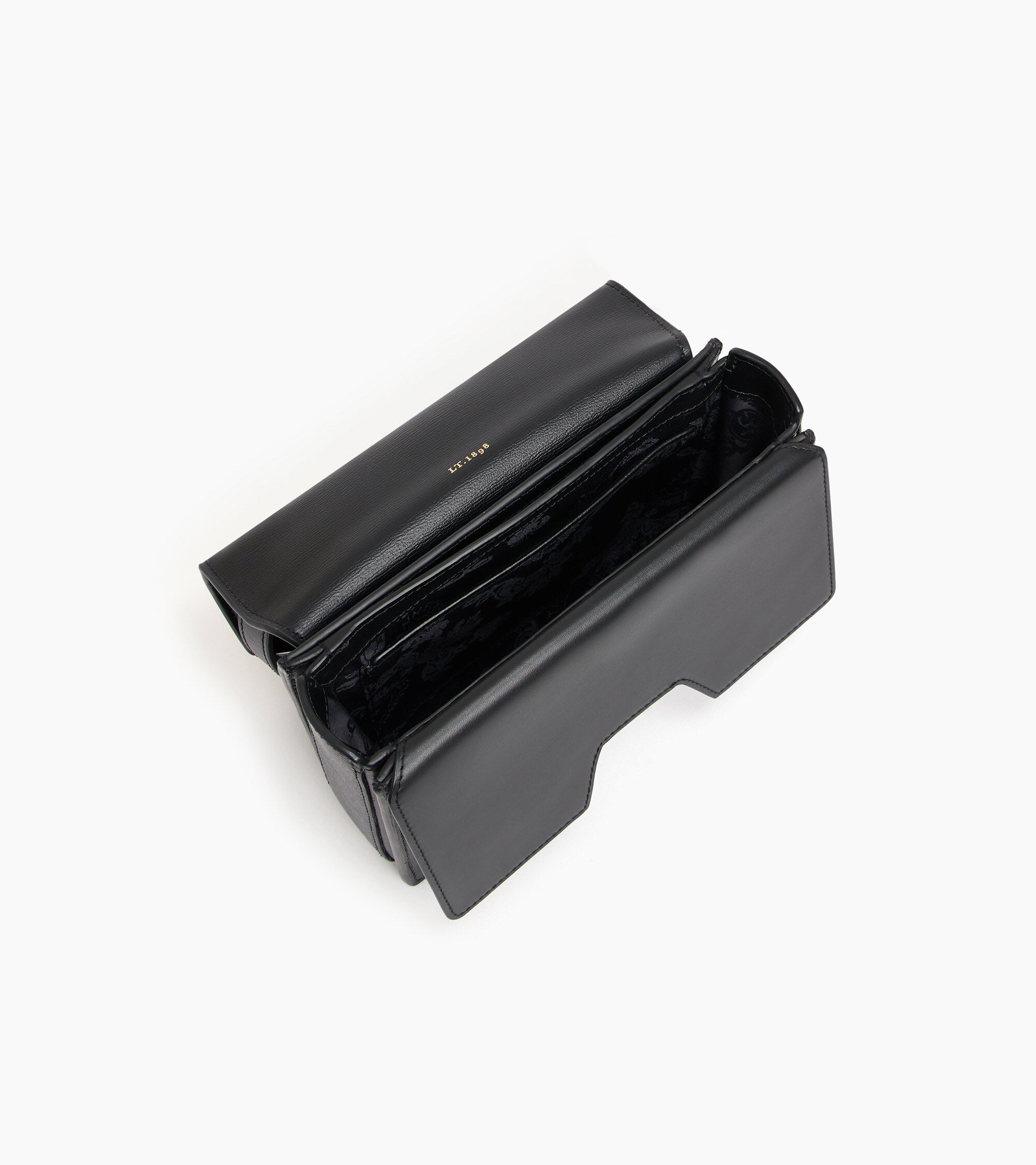 Kleine Umhängetasche Naya aus Leder mit Korknarbung