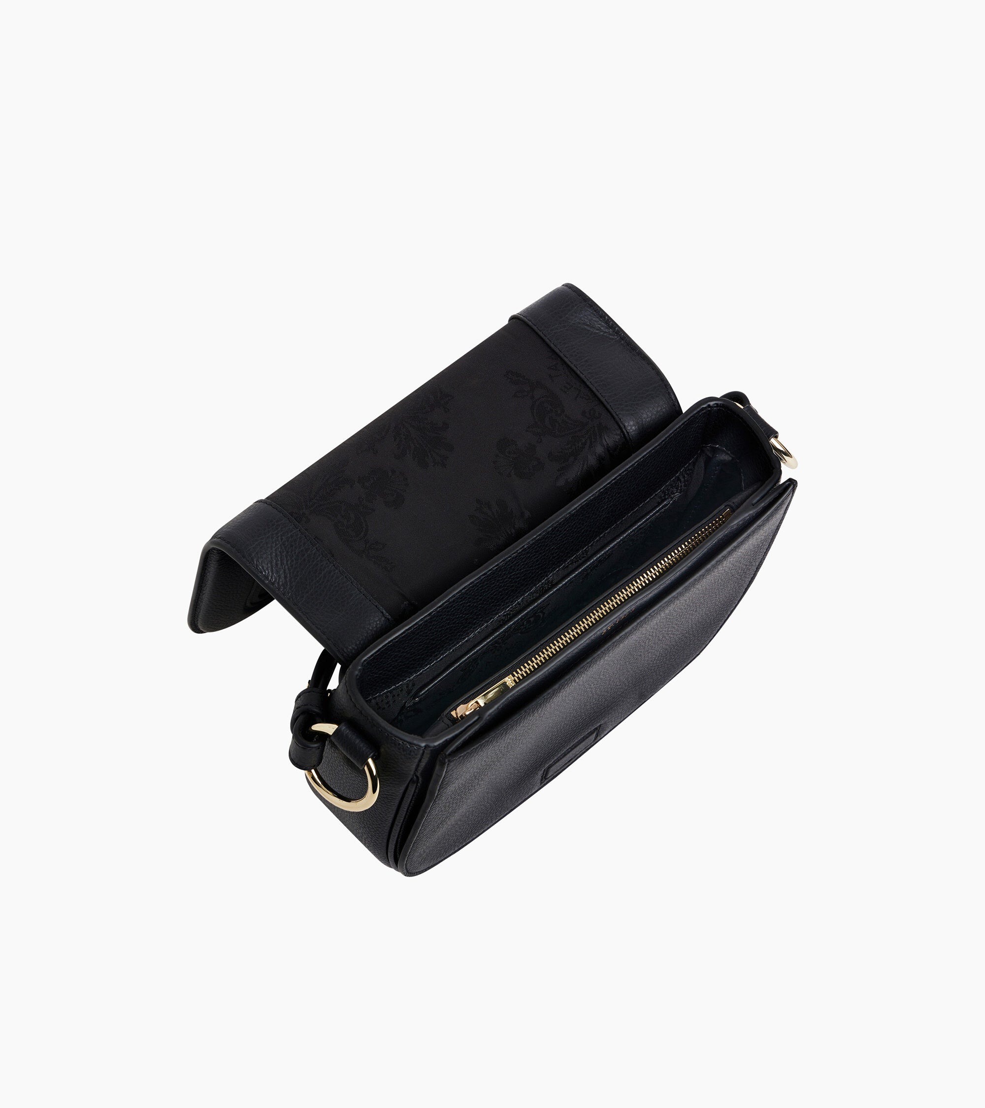 Mittelgroße Umhängetasche Ella aus genarbtem Leder