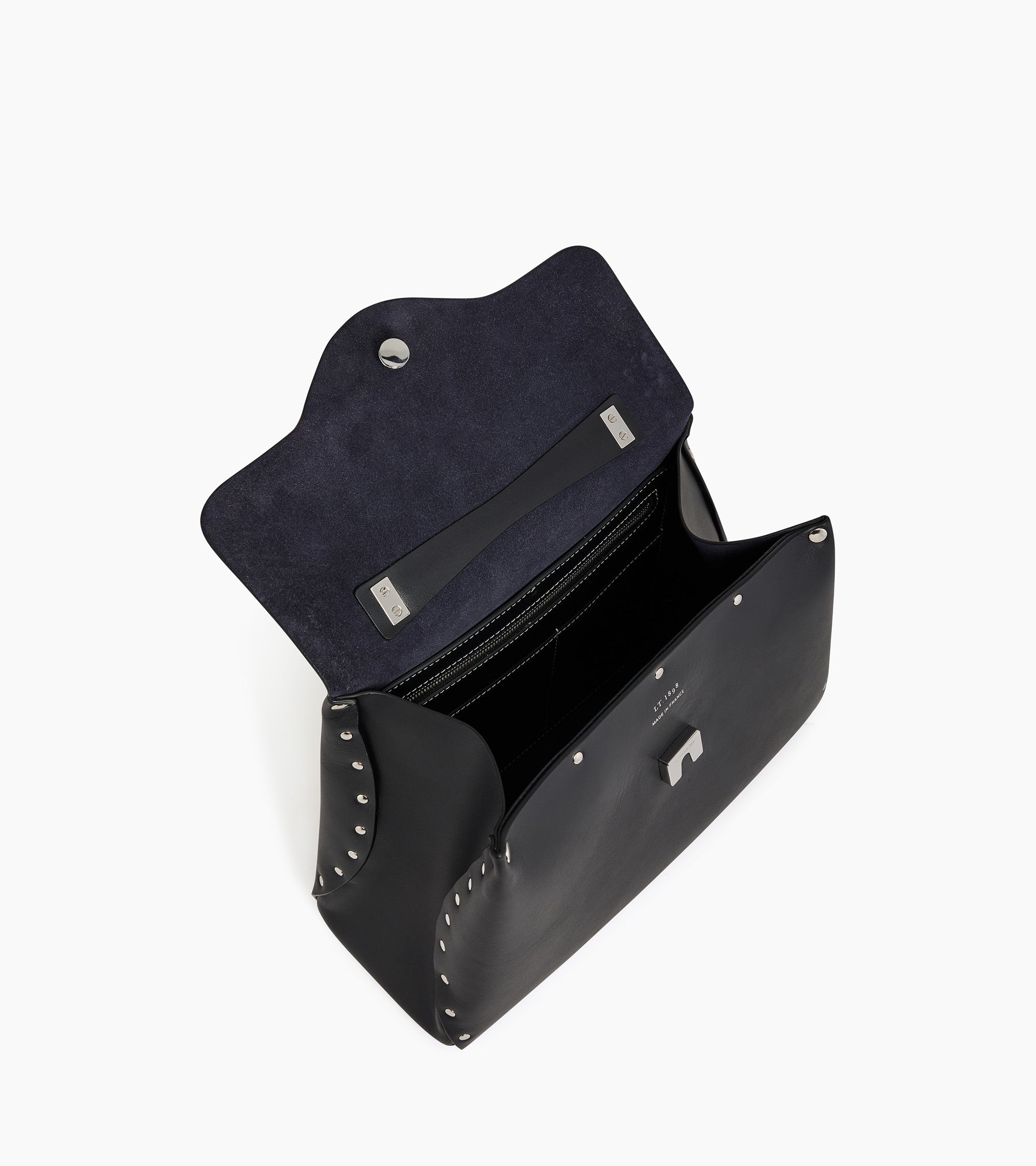 Mittelgroße Handtasche Modell Sans Couture aus Glattleder