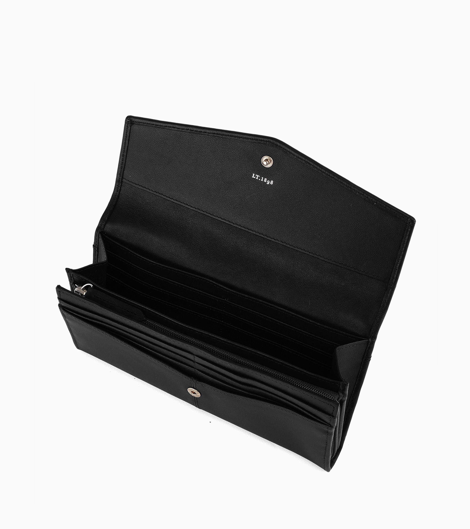 Große Charlotte Geldbörse aus glattem Leder