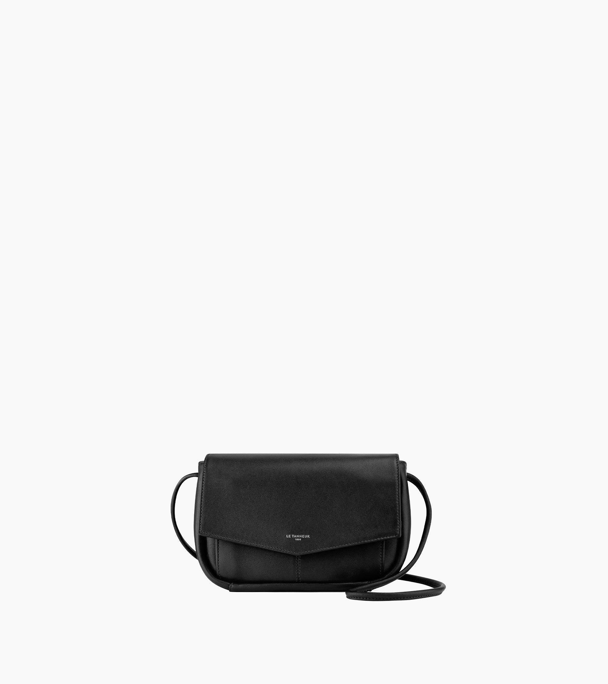 Bolso de mano Charlotte con bandolera extraíble en piel lisa