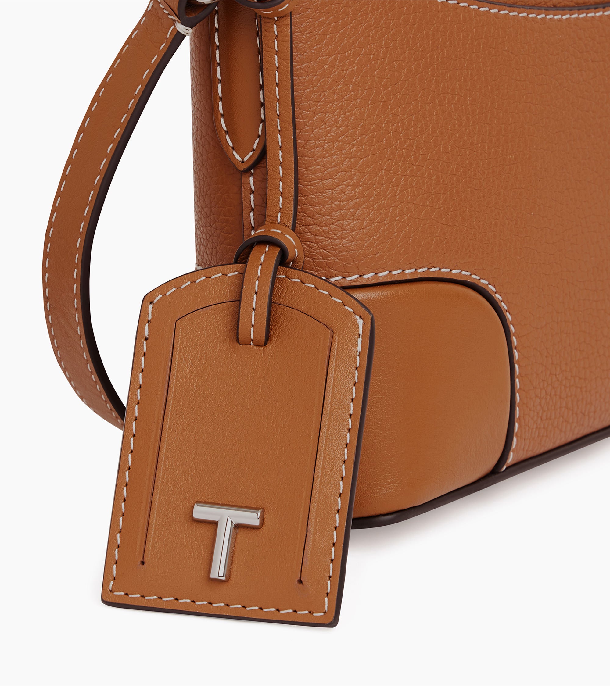 Kleine Umhängetasche Romy aus genarbtem Glattleder