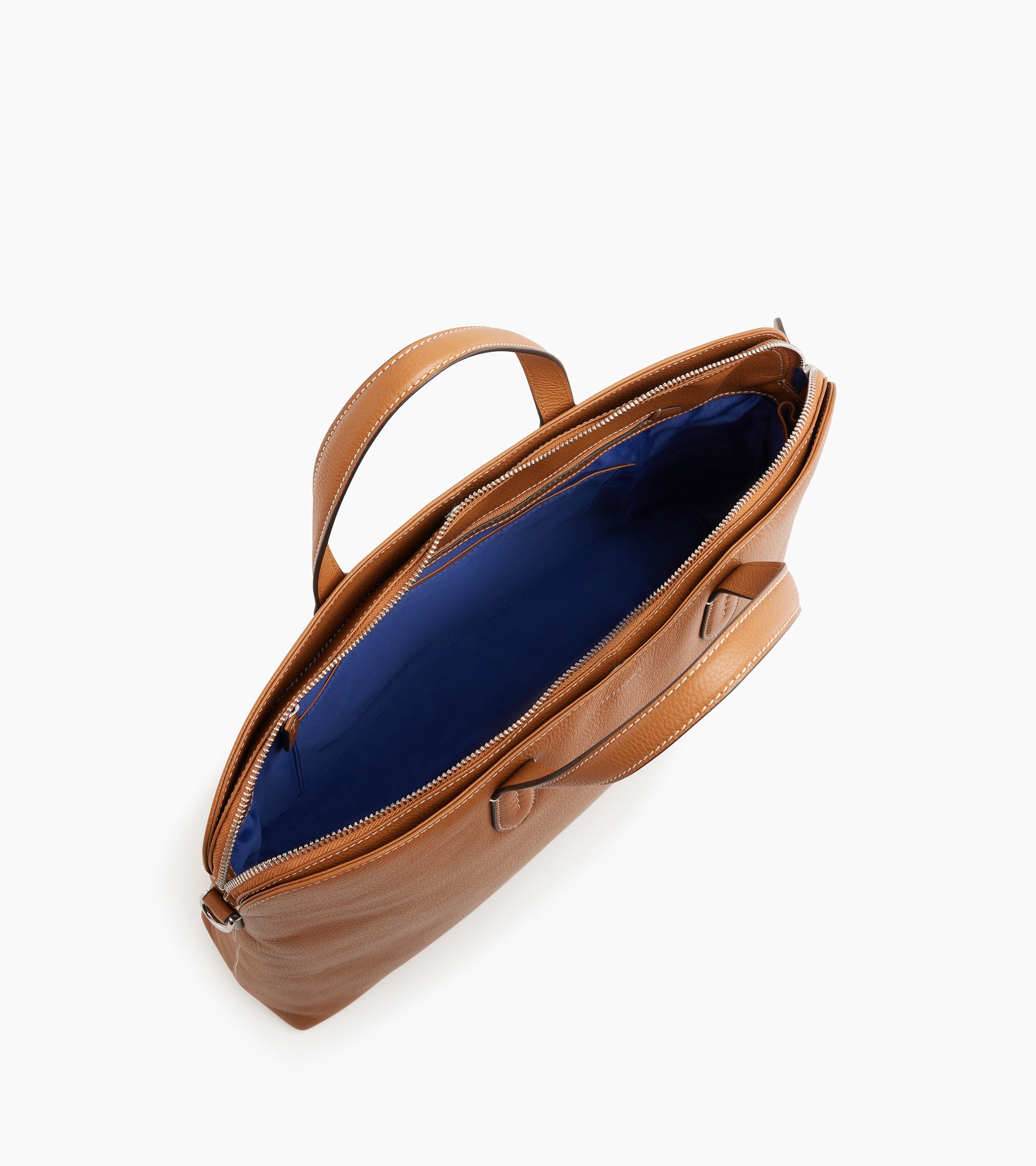 Aktentasche Sophie 15 Zoll aus genarbtem Leder mit 1 Faltfach