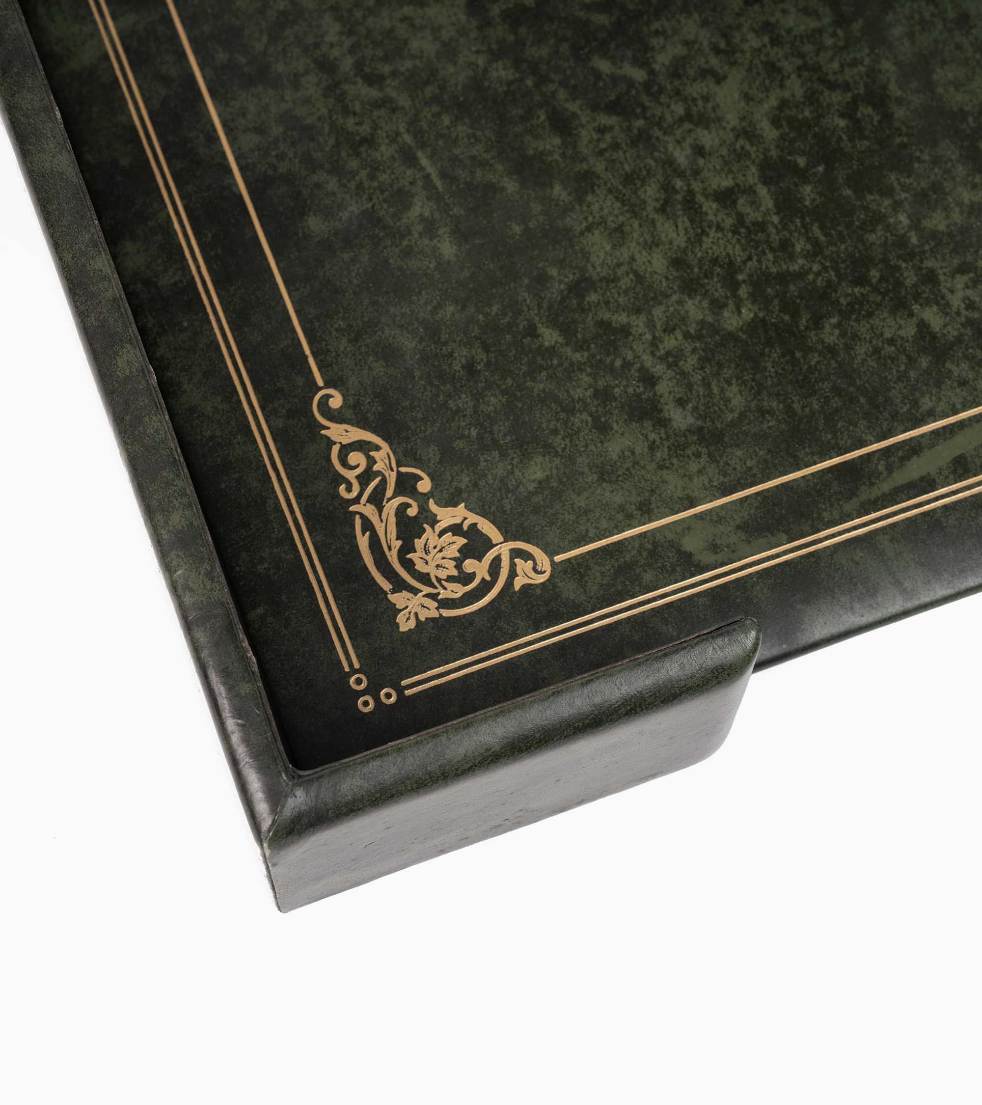 Briefablage für den Schreibtisch aus Leder