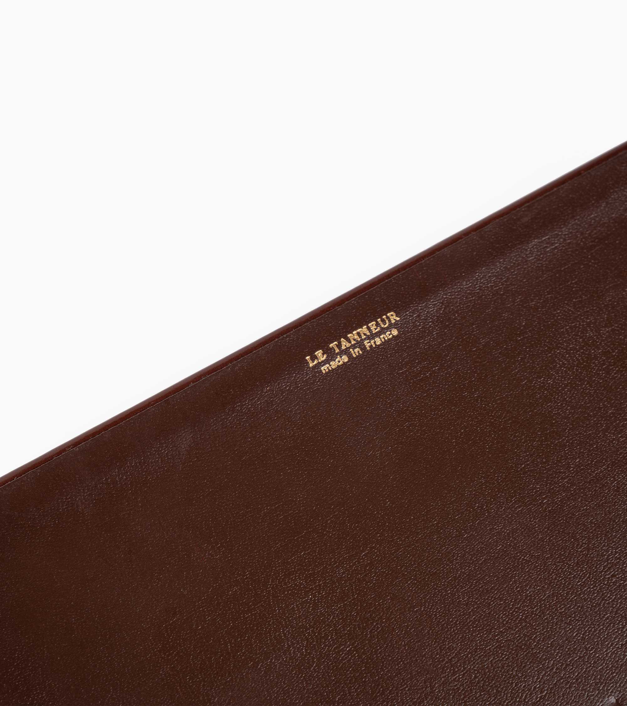 Mittelgroße Kartenspiel-Schatulle aus Leder