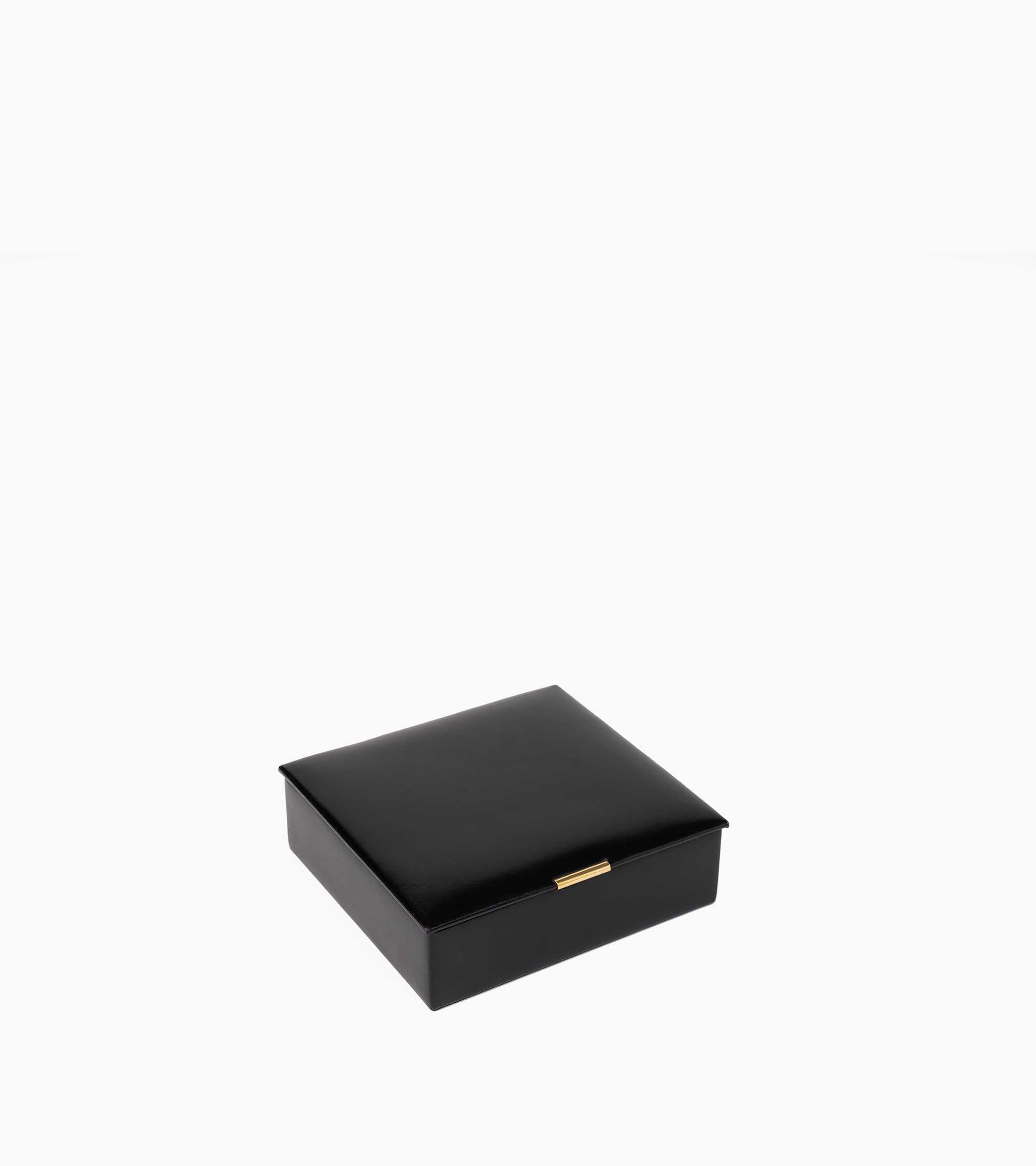 Kleine Spiel-Schatulle aus Leder