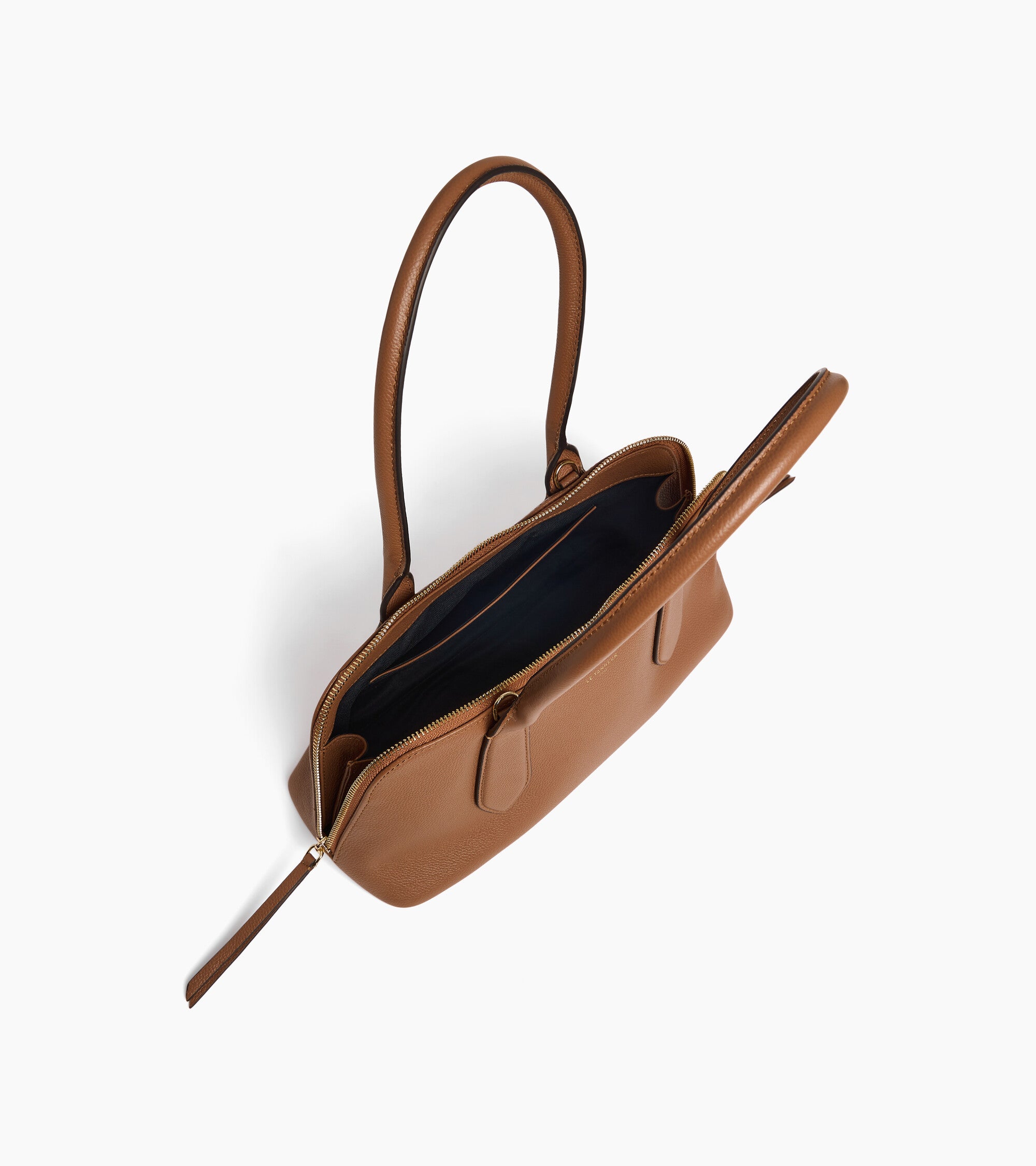 Bowlingtasche Apolline aus genarbtem Leder