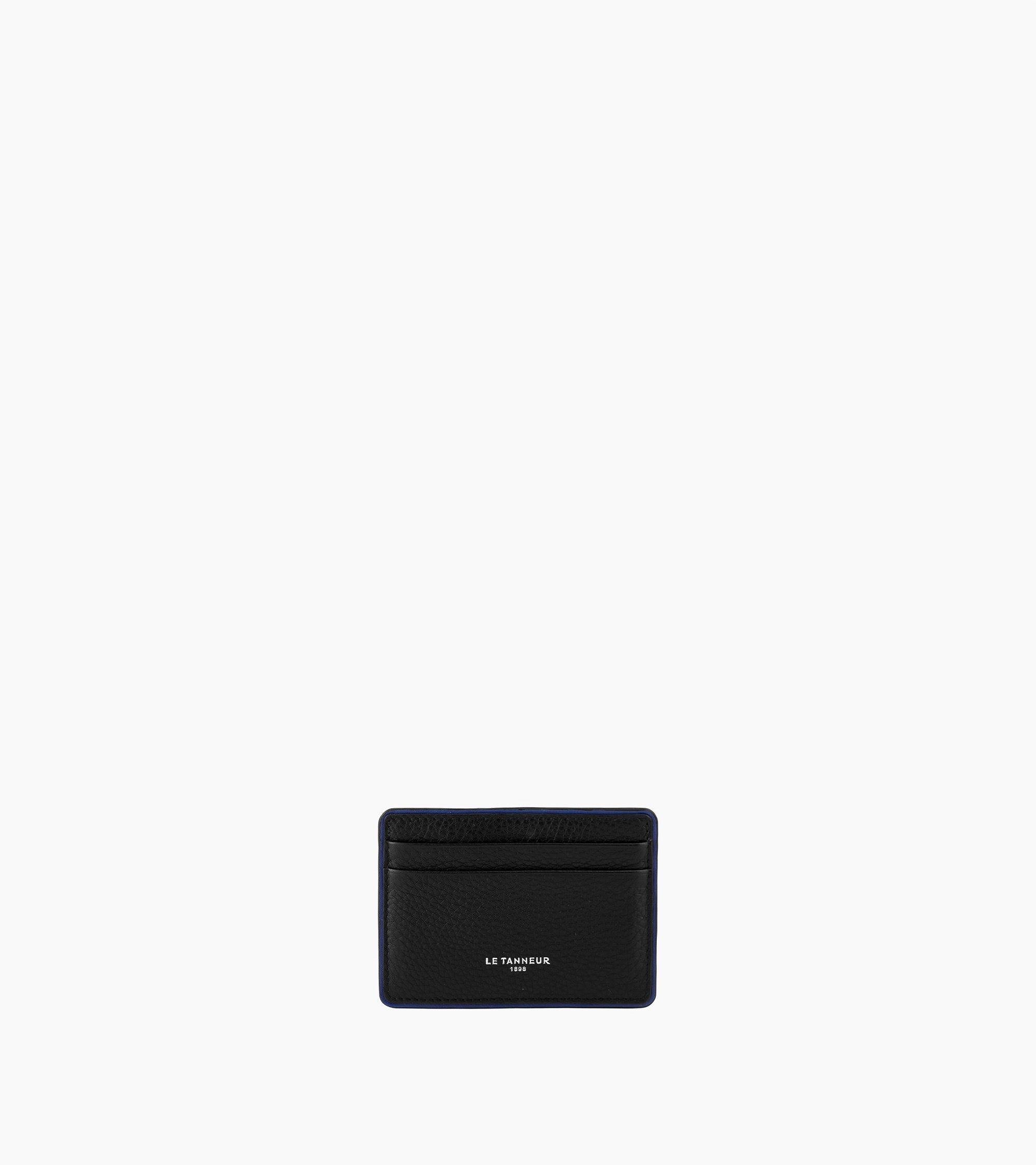 Augustin pebbled leather cardholder