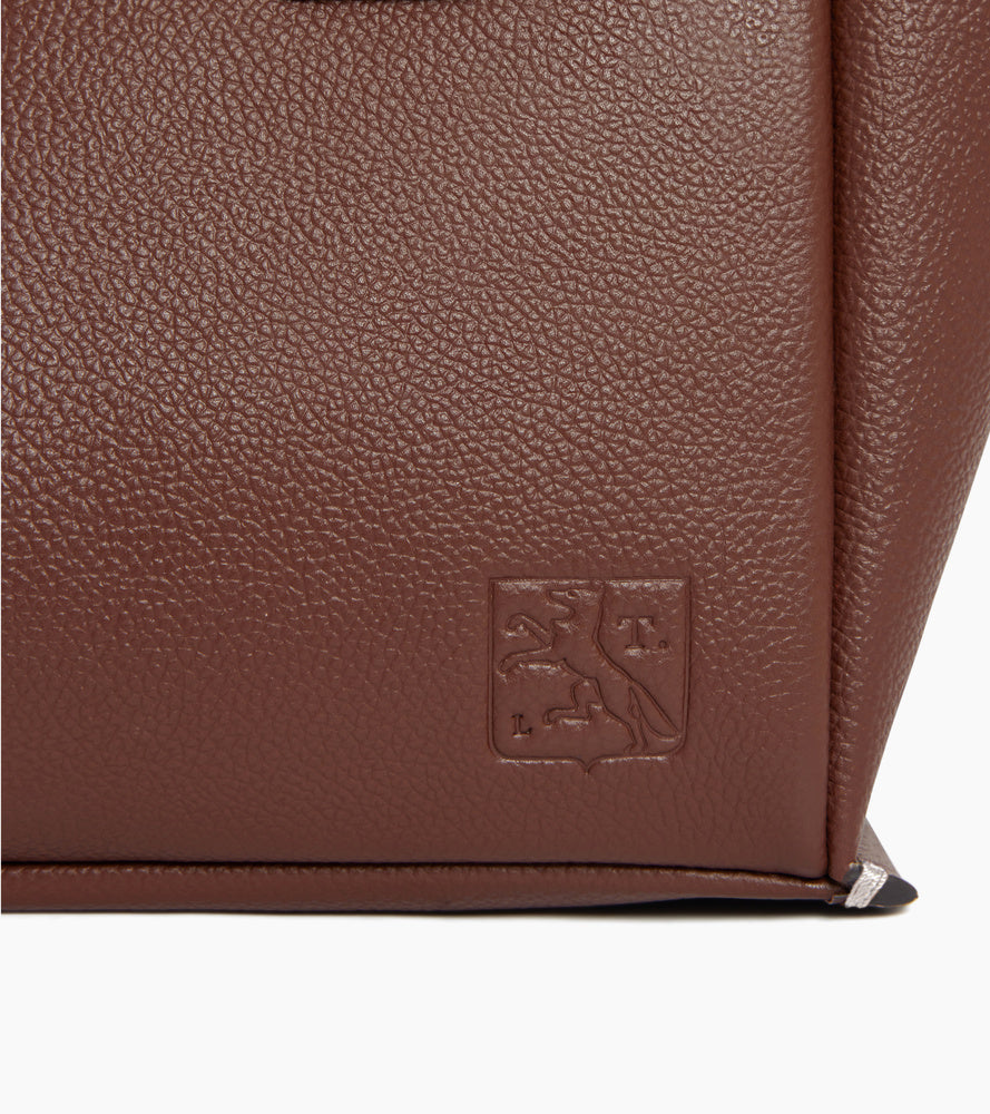 Kleine Elena-Handtasche aus genarbtem Leder