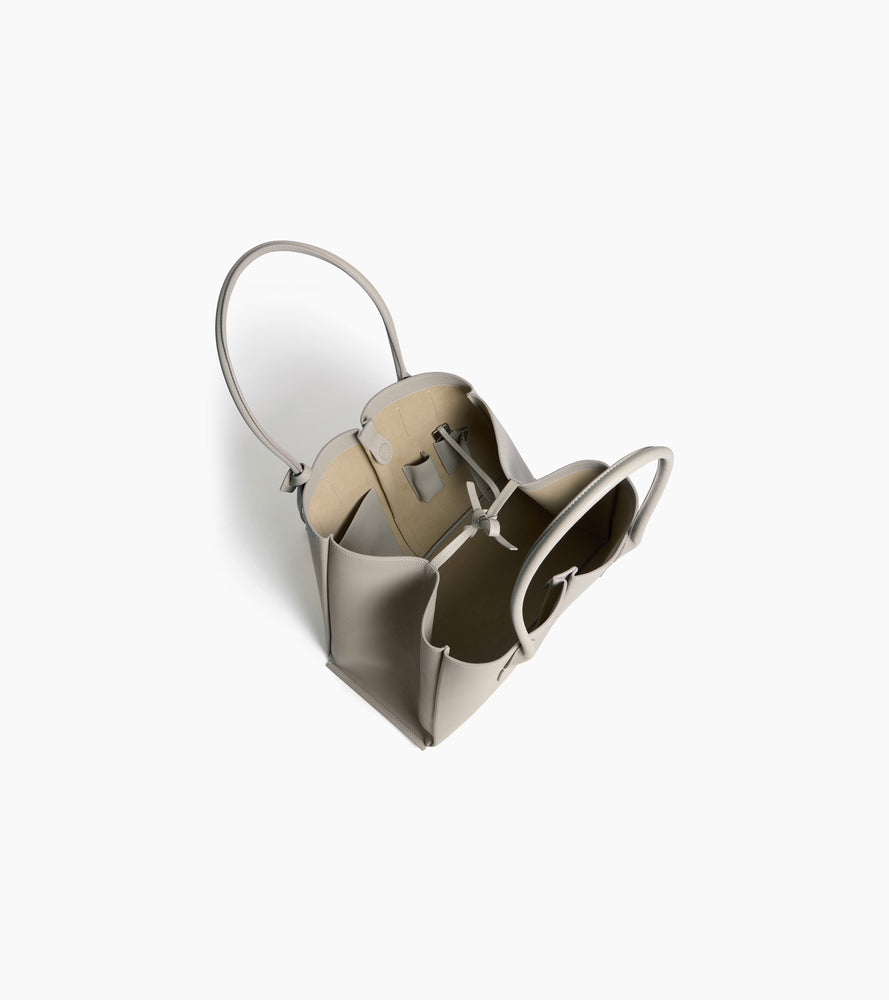 Elena large tote bag in grained leather