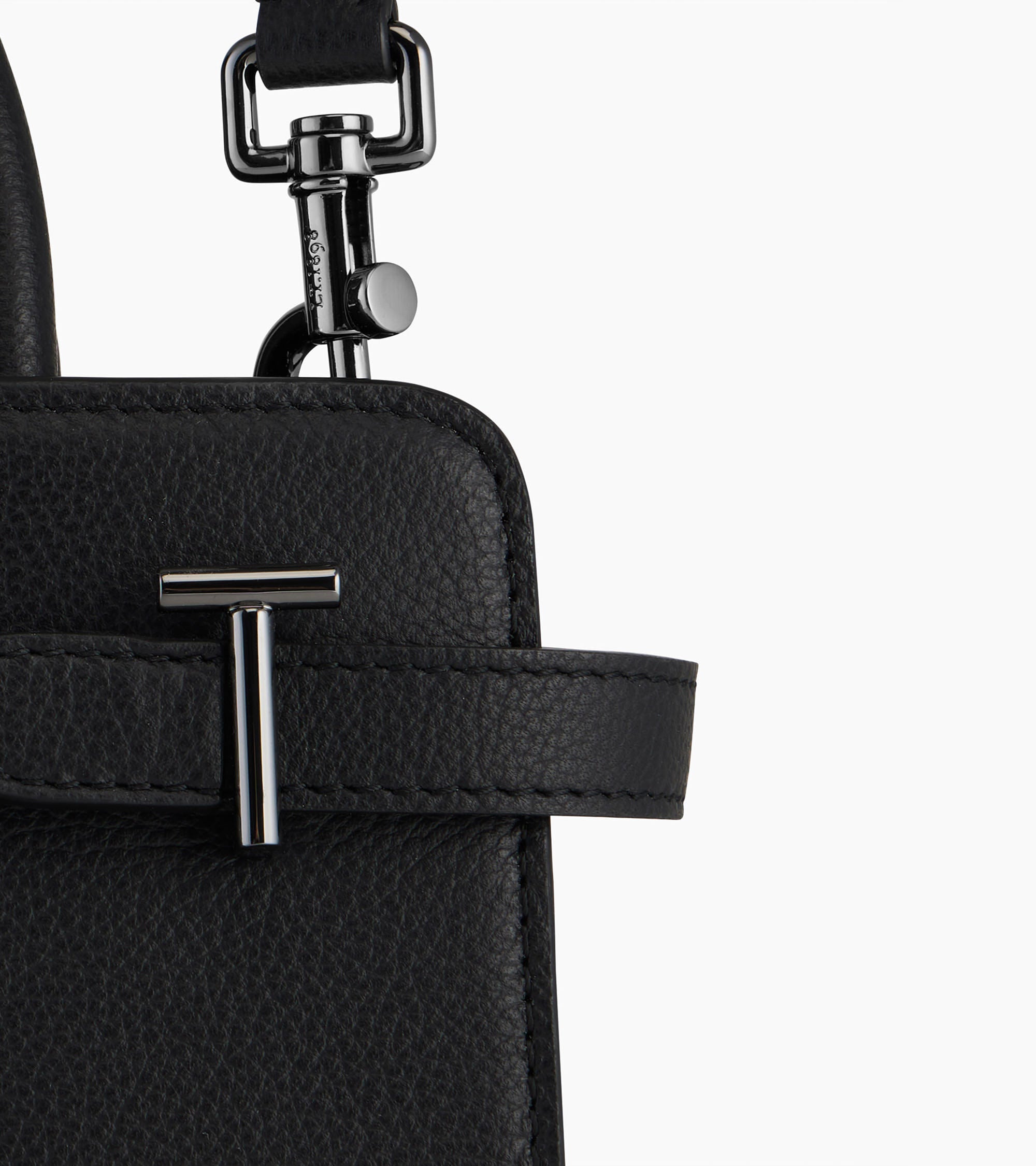 Emilie small handbag in pebbled leather