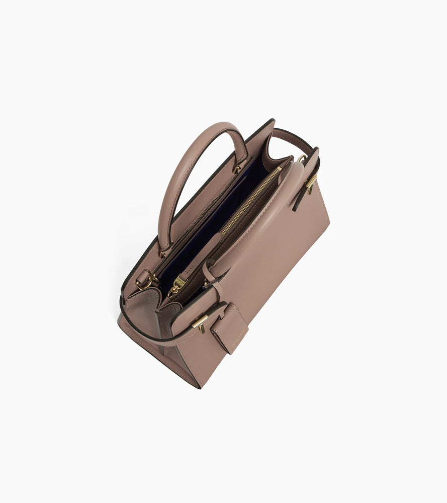 Sac à main moyen modèle Emilie en cuir grainé