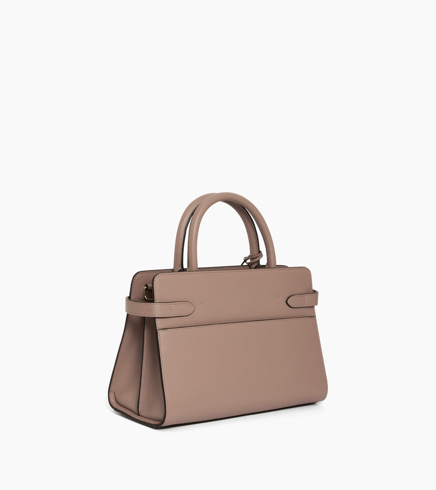 Sac à main moyen modèle Emilie en cuir grainé