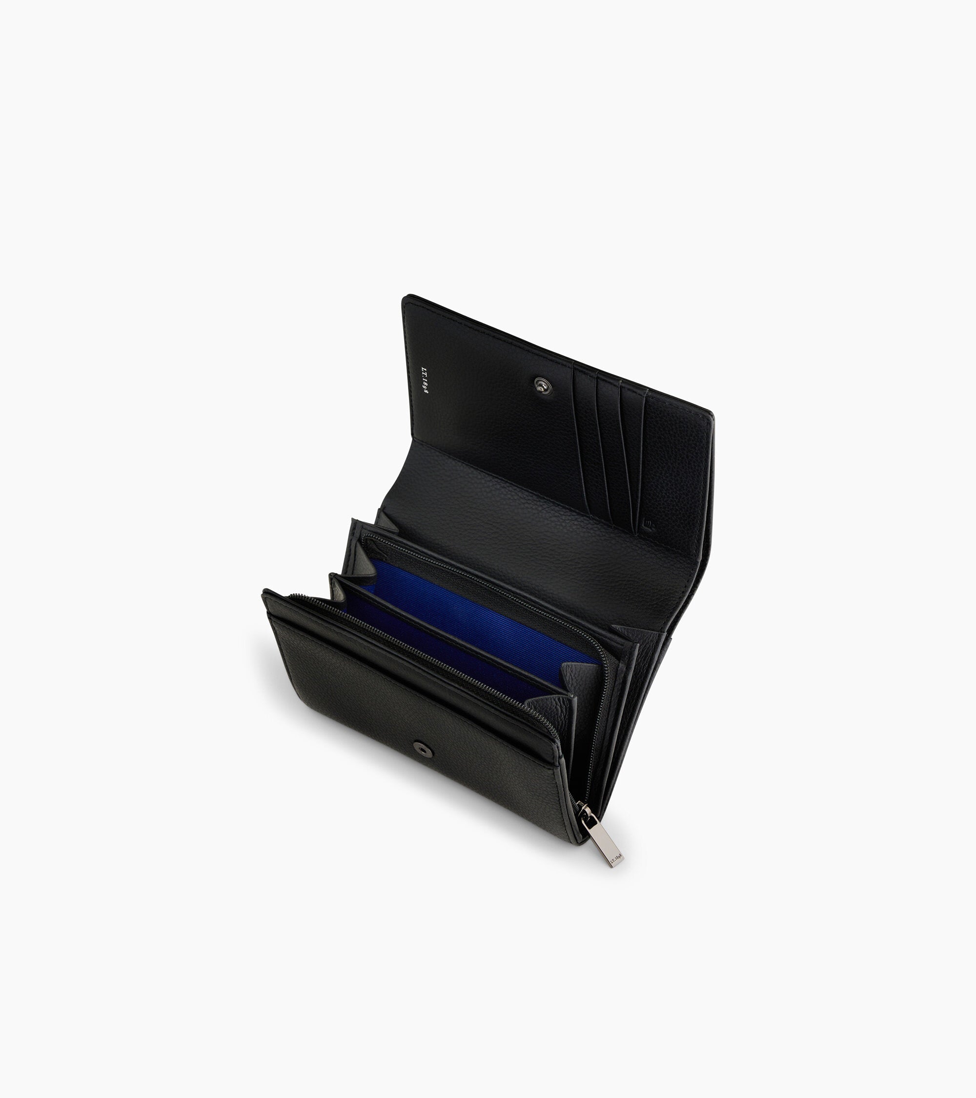 Emilie wallet in pebbled leather
