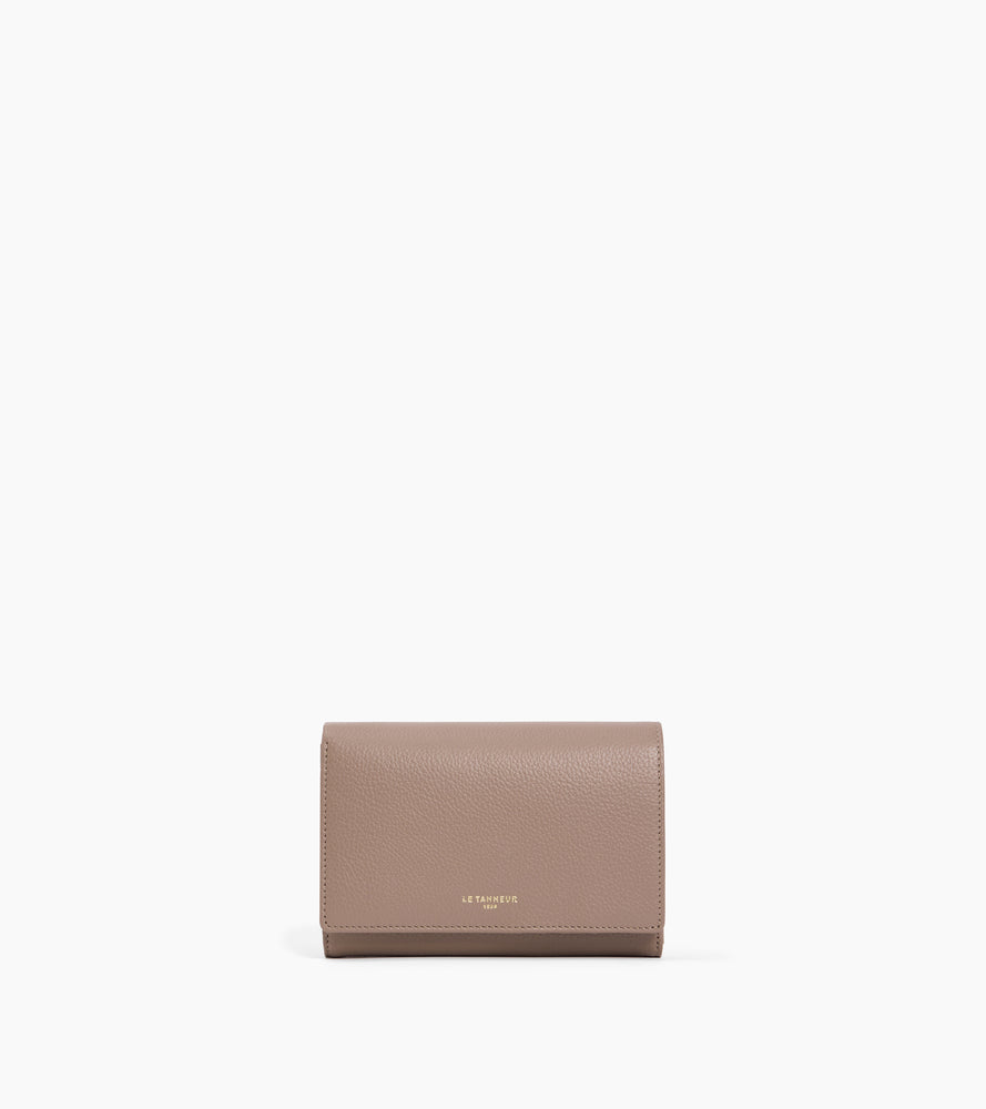 Portefeuille Emilie en cuir grainé