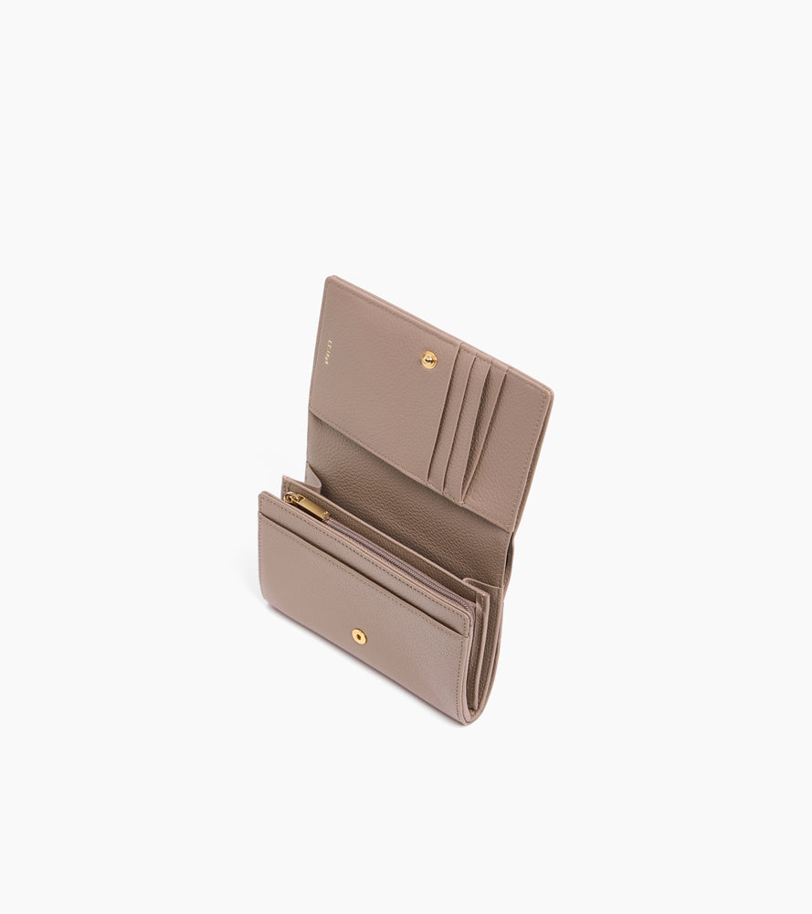 Portefeuille Emilie en cuir grainé