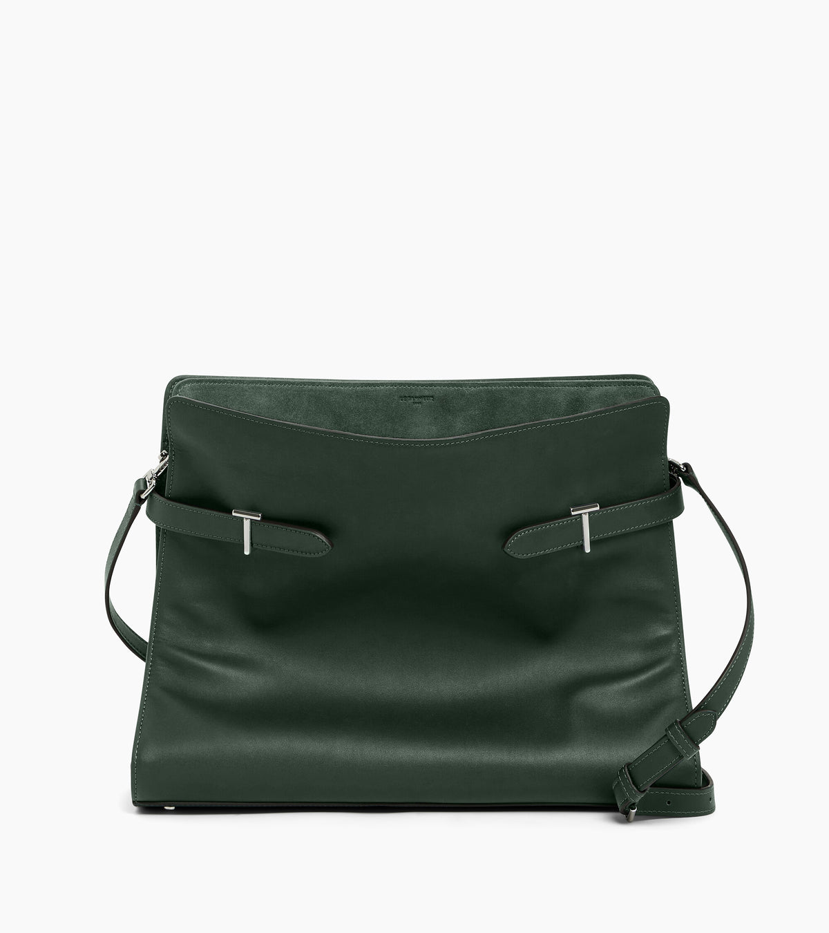 Maxi-Handtasche Emie aus Glatt- und Nubukleder