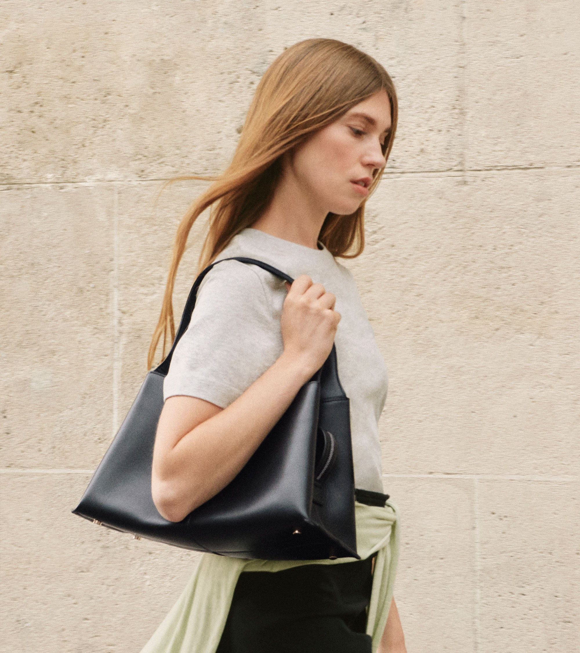 Kleine Handtasche Félicie aus Glattleder