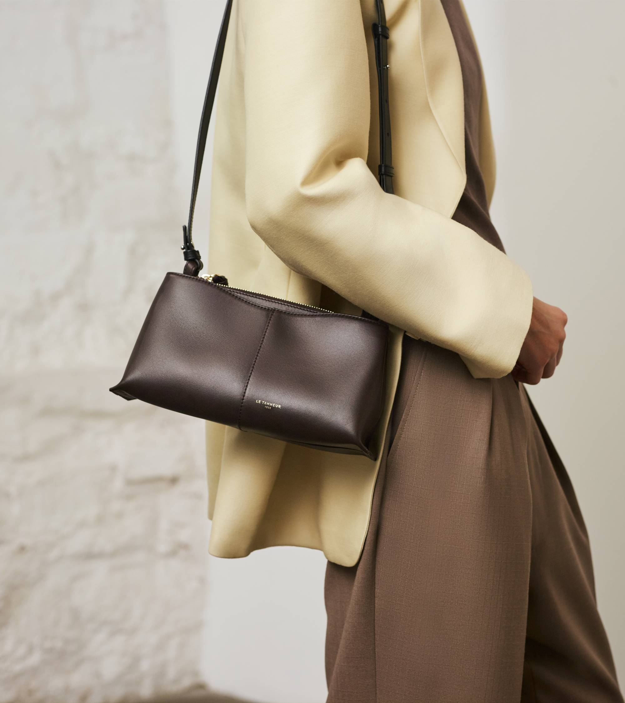 Félicie small shoulder bag in smooth leather