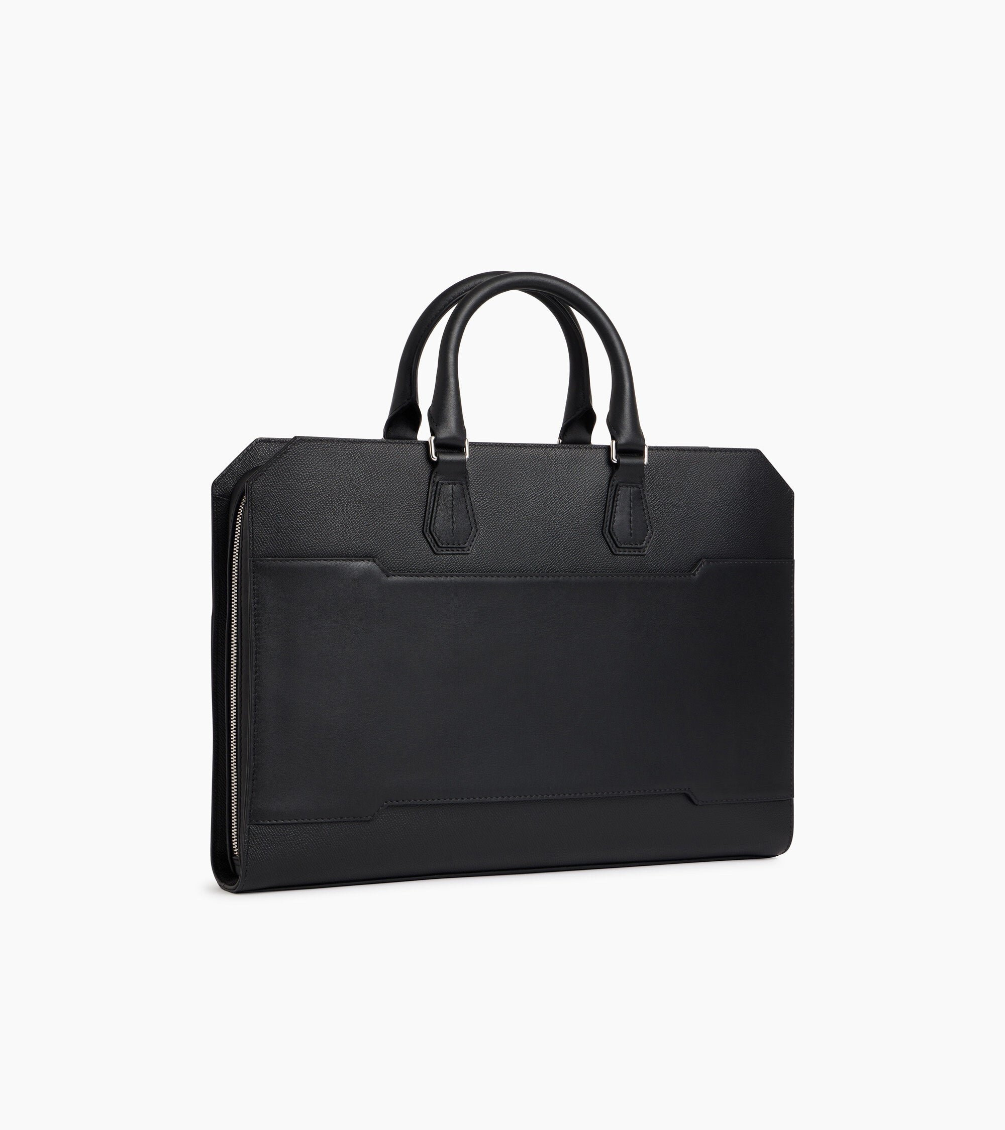 Porte documents slim 15 Gaston en cuir grain croisé