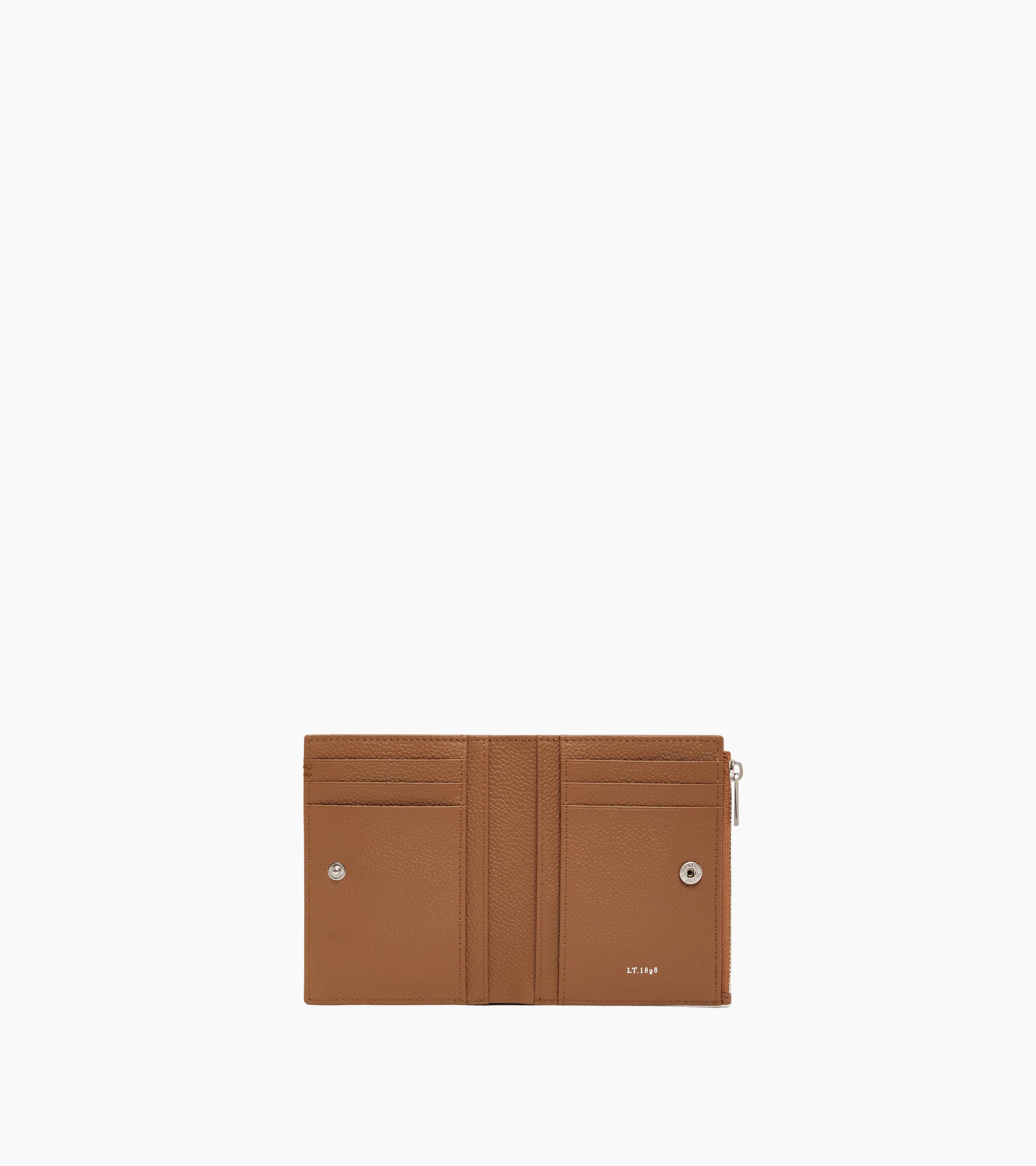 Lucien グレインレザー ファスナー付き 縦型 財布