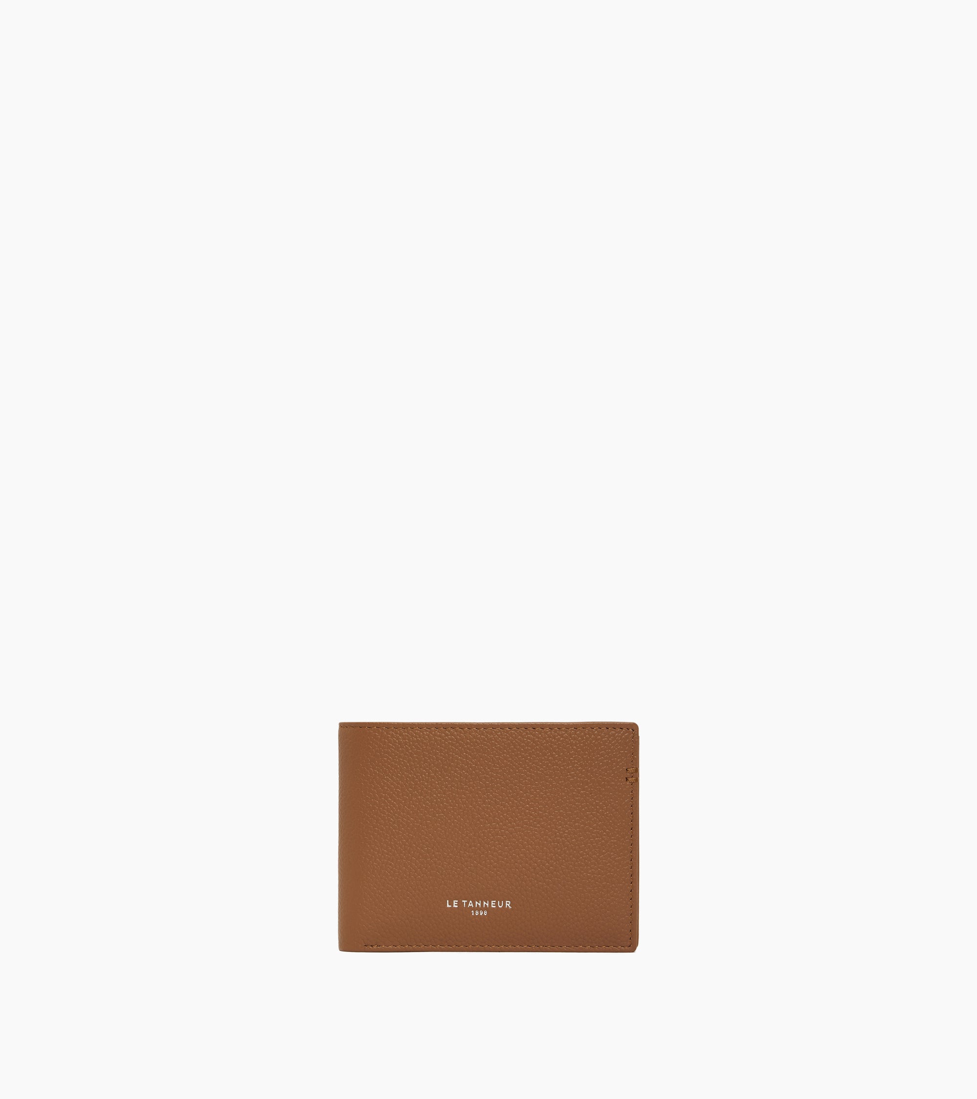 Brieftasche im Querformat mit Reißverschluss Lucien aus genarbtem Leder