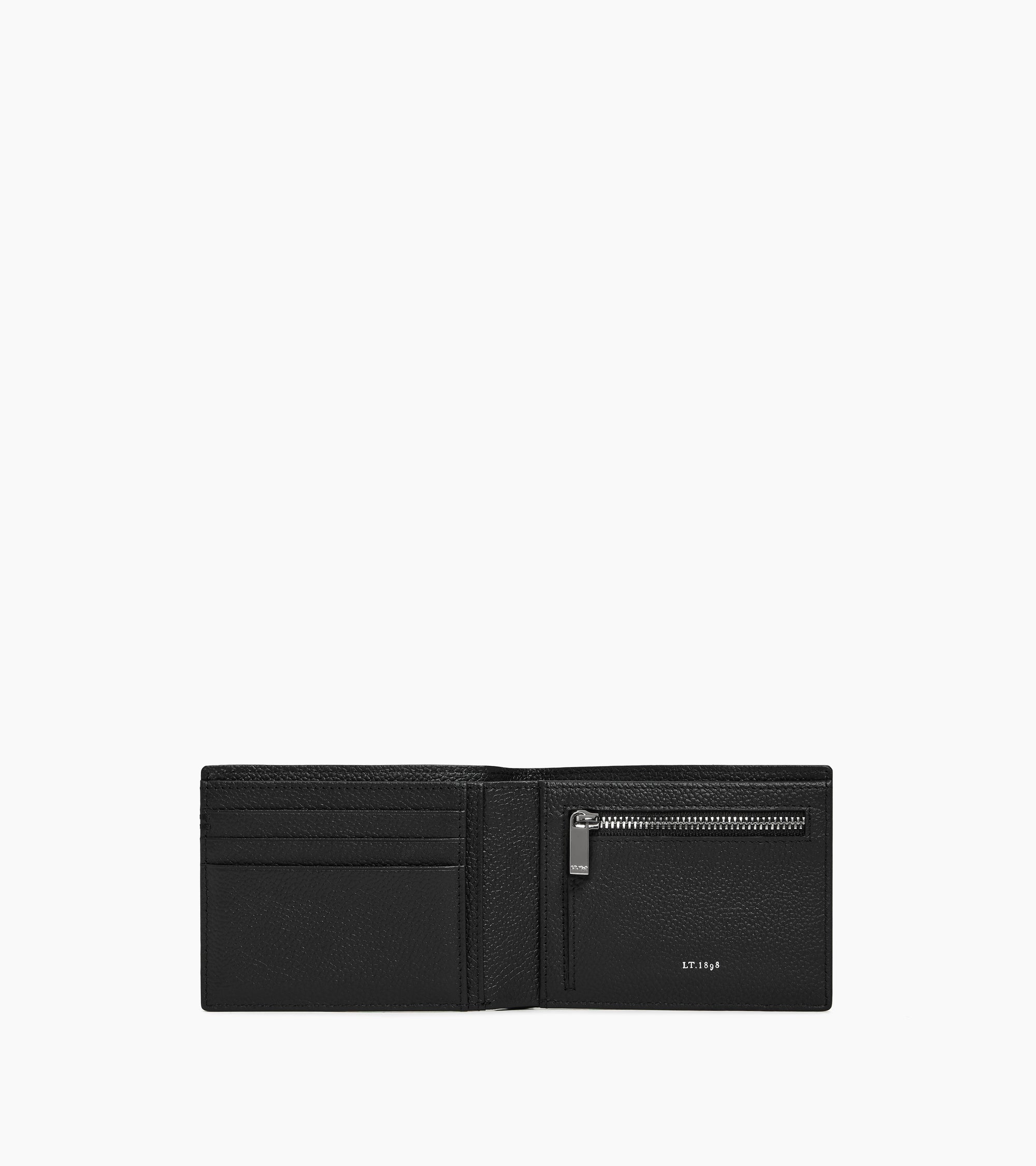 Lucien グレインレザー ファスナー付き 横型 財布