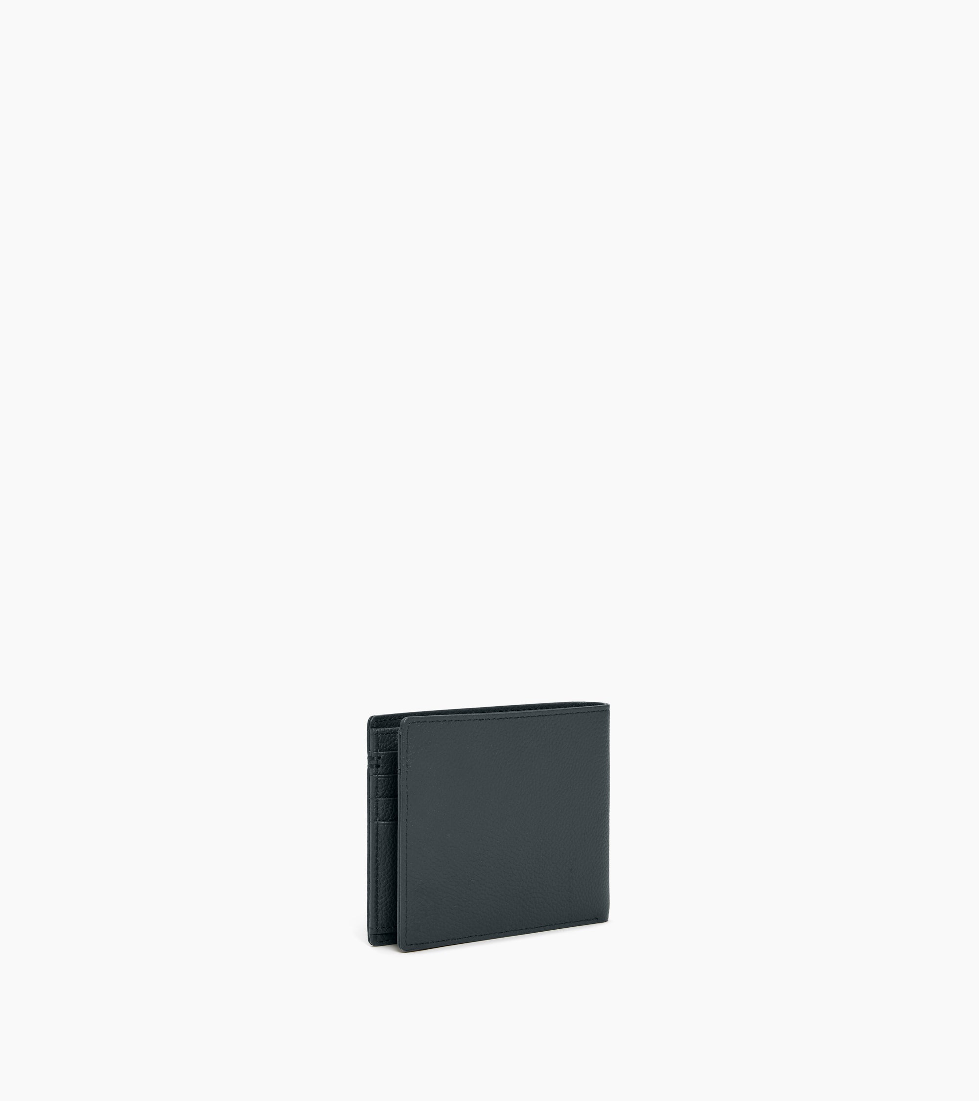 Bifold-Brieftasche mit Klappe Lucien aus genarbtem Leder